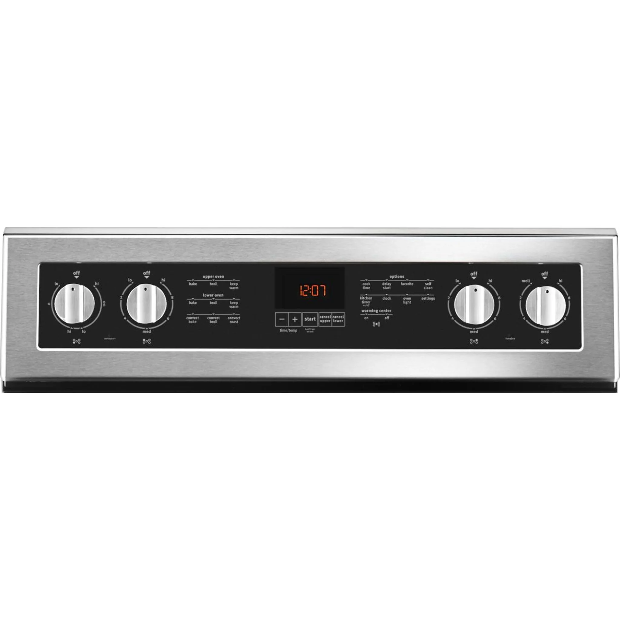 Maytag 30-Inch Wide Double Oven Electric Range With True Convection - 6.7 Cu. Ft. -Stainless Steel (YMET8800FZ) - Image 24