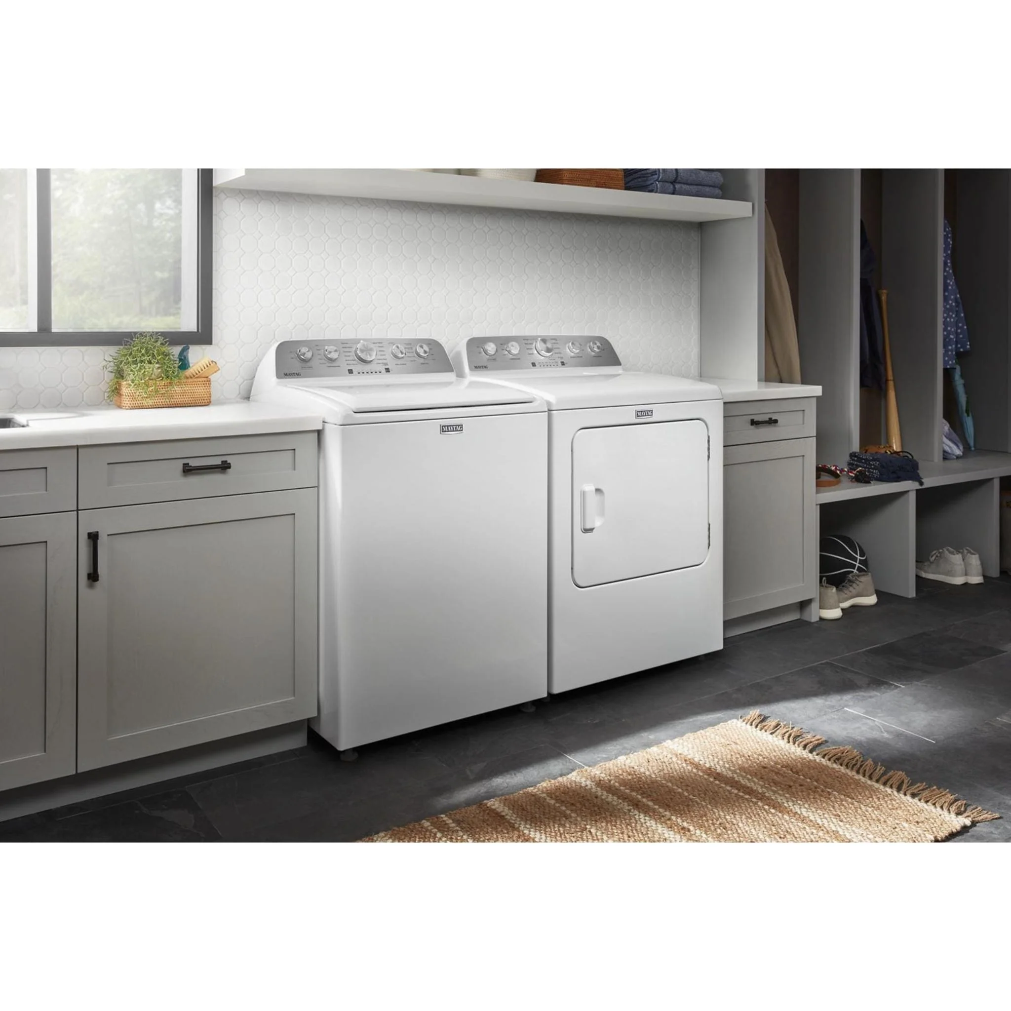 Maytag Top Load Electric Dryer with Extra Power - 7.0 cu. ft. -White (YMED5030MW) - Image 12