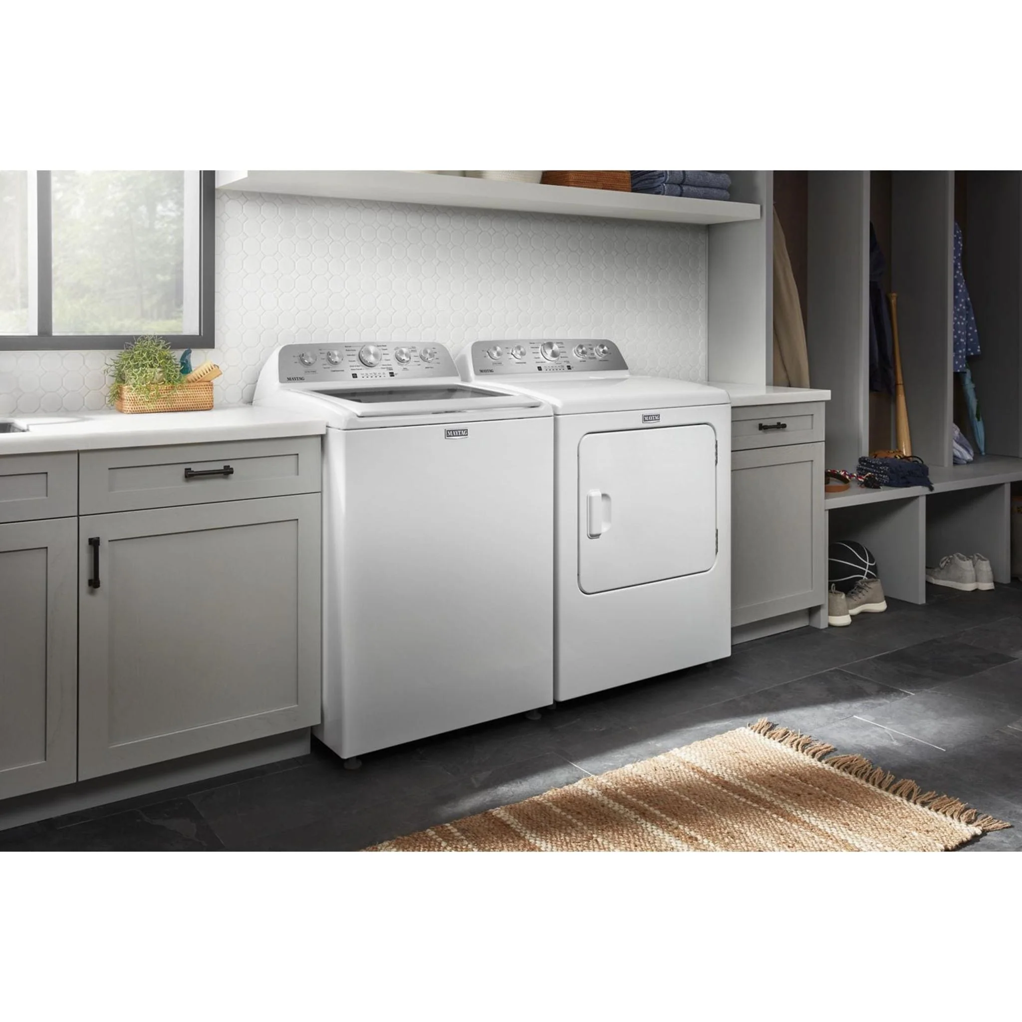 Maytag Top Load Electric Dryer with Steam-Enhanced Cycles - 7.0 cu. ft. -White (YMED5430MW) - Image 8