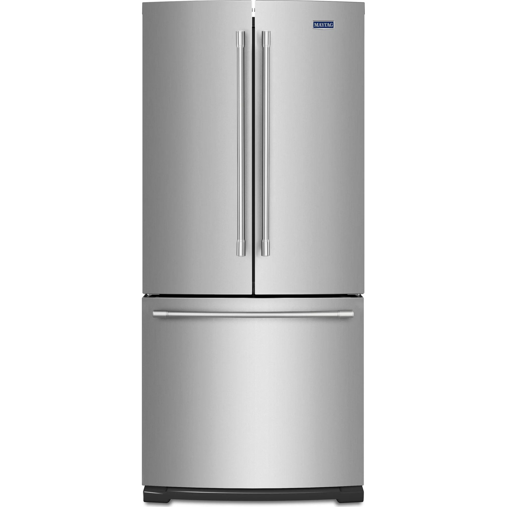 Maytag 19.6 cu ft French Door Refrigerator with StrongboxDoor Bins -Fingerprint Resistant Stainless Steel (MFB2055FRZ)