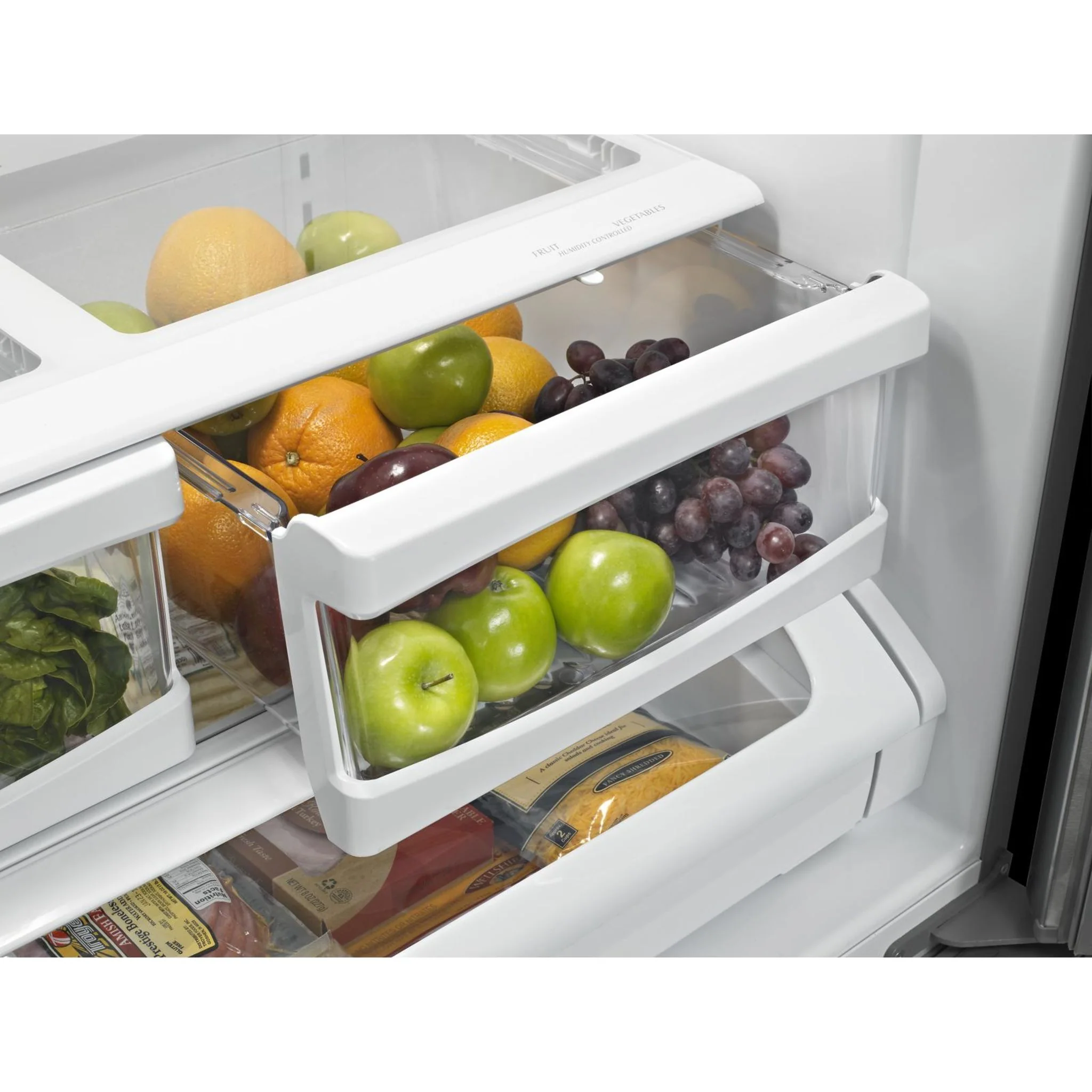 Maytag 19.6 cu ft French Door Refrigerator with StrongboxDoor Bins -Fingerprint Resistant Stainless Steel (MFB2055FRZ) - Image 13