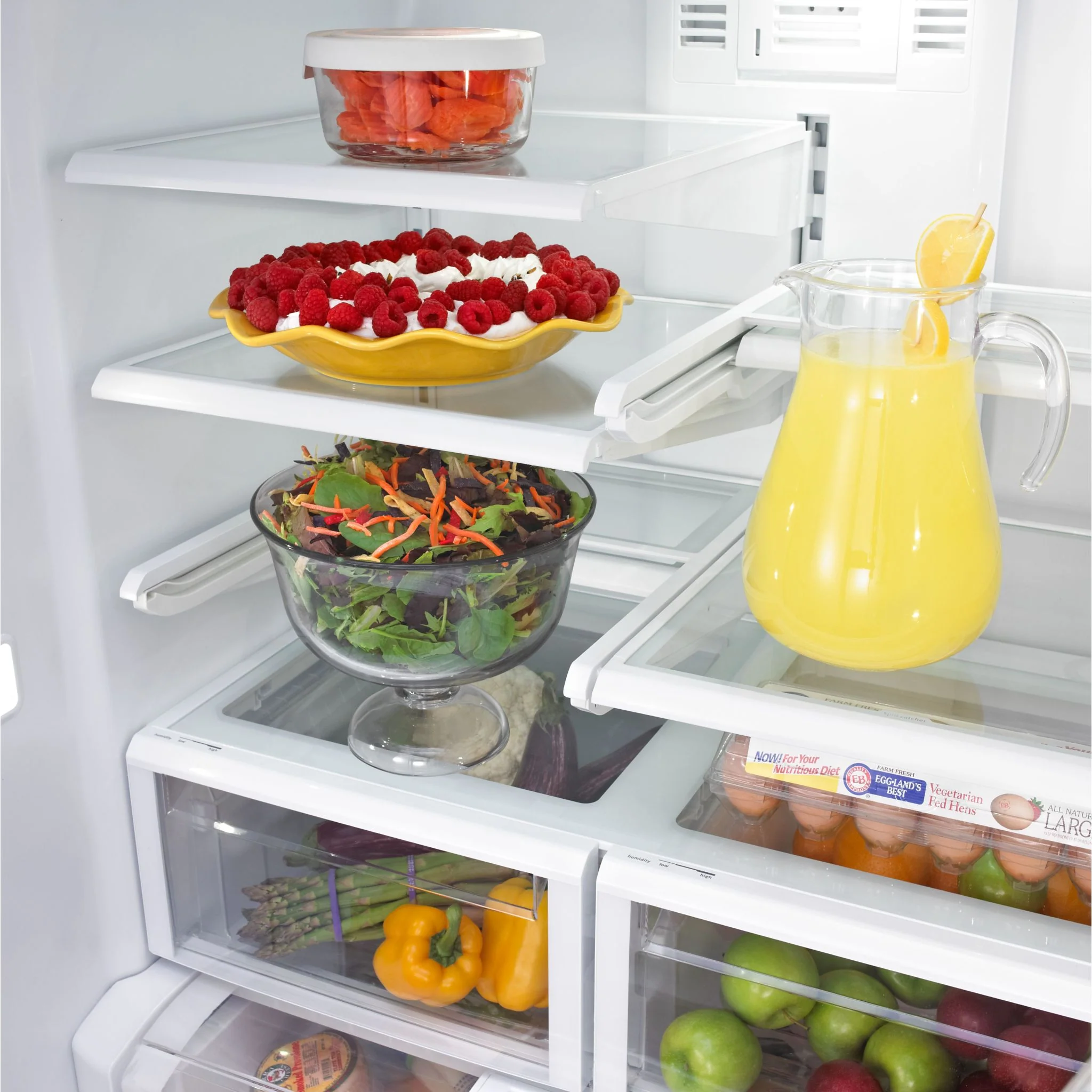 Maytag 36- Inch Wide French Door Refrigerator with PowerCold Feature - 25 Cu. Ft. -Black (MFI2570FEB) - Image 4