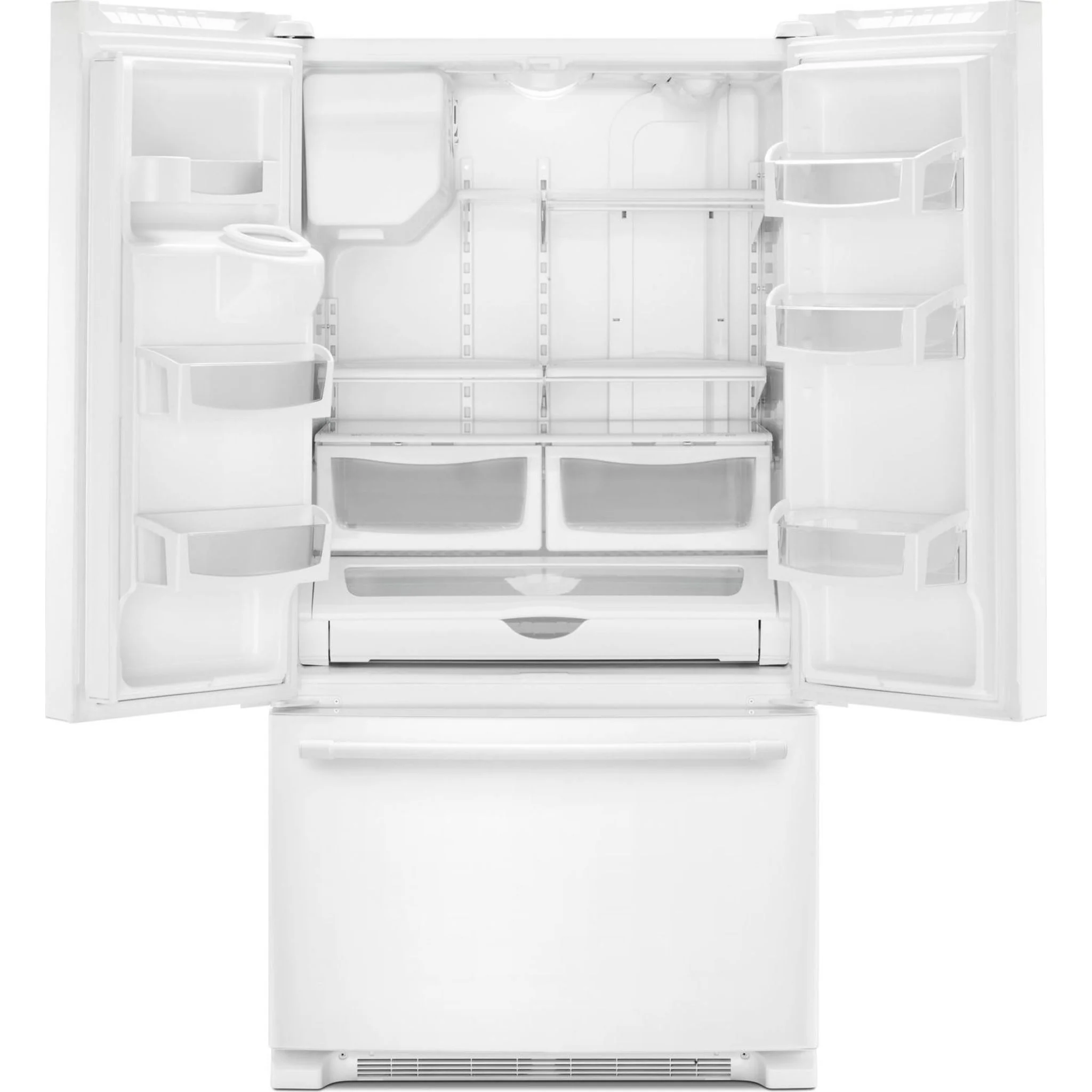 Maytag 36- Inch Wide French Door Refrigerator with PowerCold Feature - 25 Cu. Ft. -White (MFI2570FEW) - Image 16