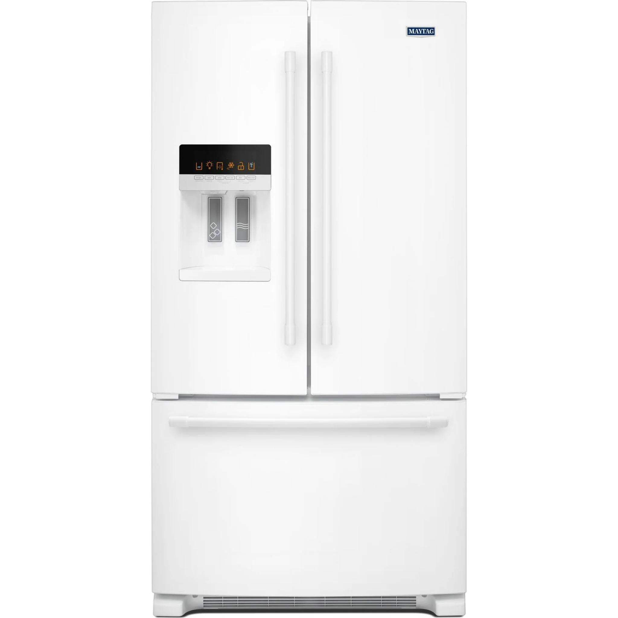 Maytag 36- Inch Wide French Door Refrigerator with PowerCold Feature - 25 Cu. Ft. -White (MFI2570FEW) - Image 7