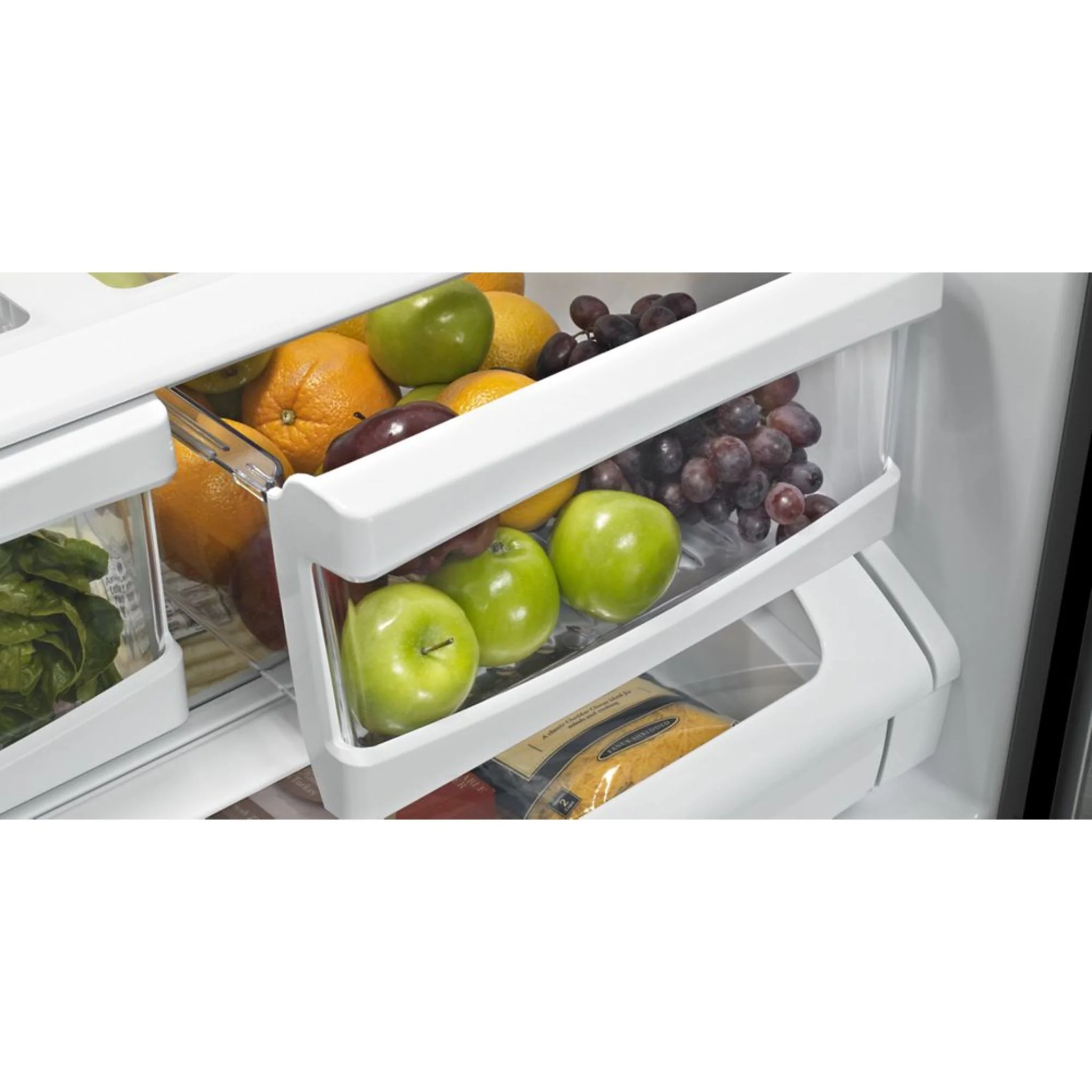 Maytag 36- Inch Wide French Door Refrigerator with PowerCold Feature - 25 Cu. Ft. -Fingerprint Resistant Stainless Steel (MFI2570FEZ) - Image 10