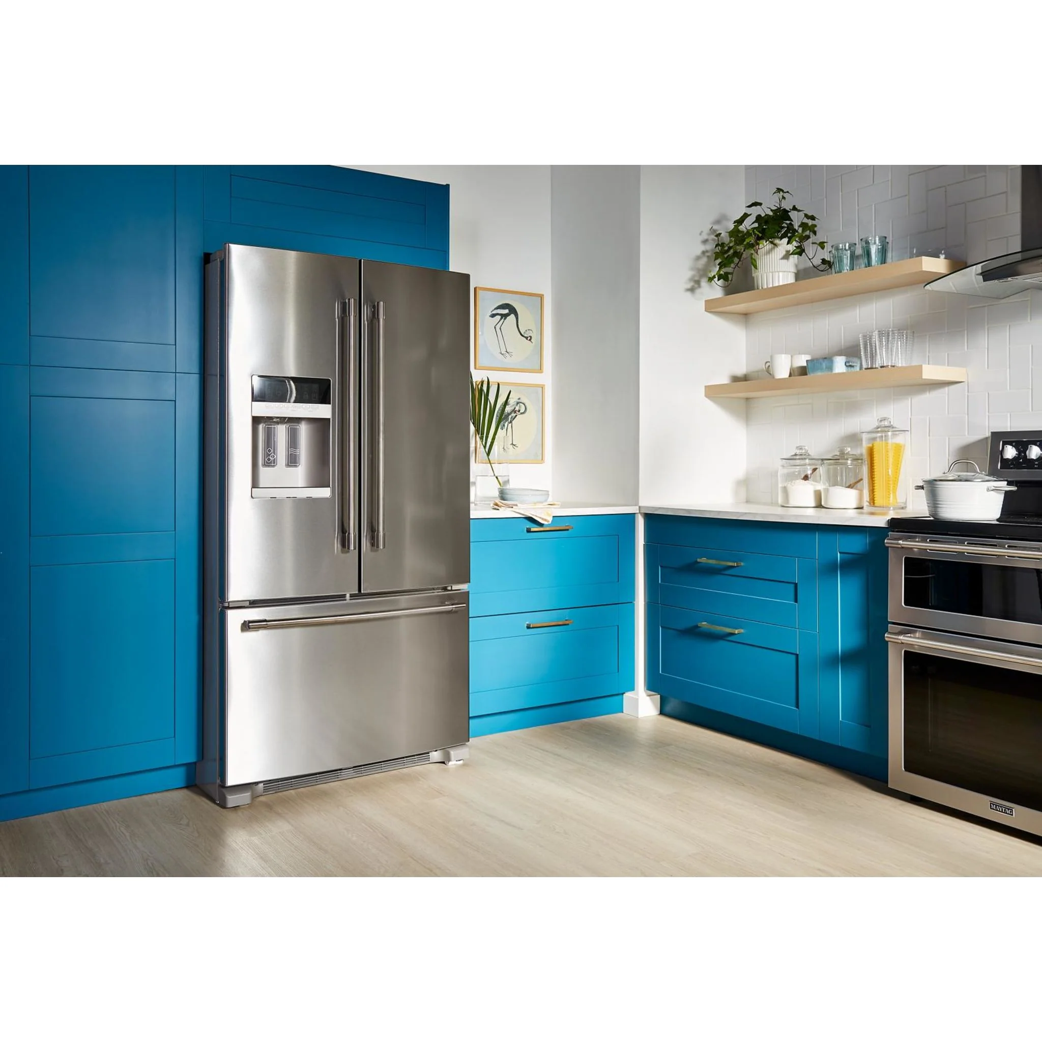 Maytag 36- Inch Wide French Door Refrigerator with PowerCold Feature - 25 Cu. Ft. -Fingerprint Resistant Stainless Steel (MFI2570FEZ) - Image 12