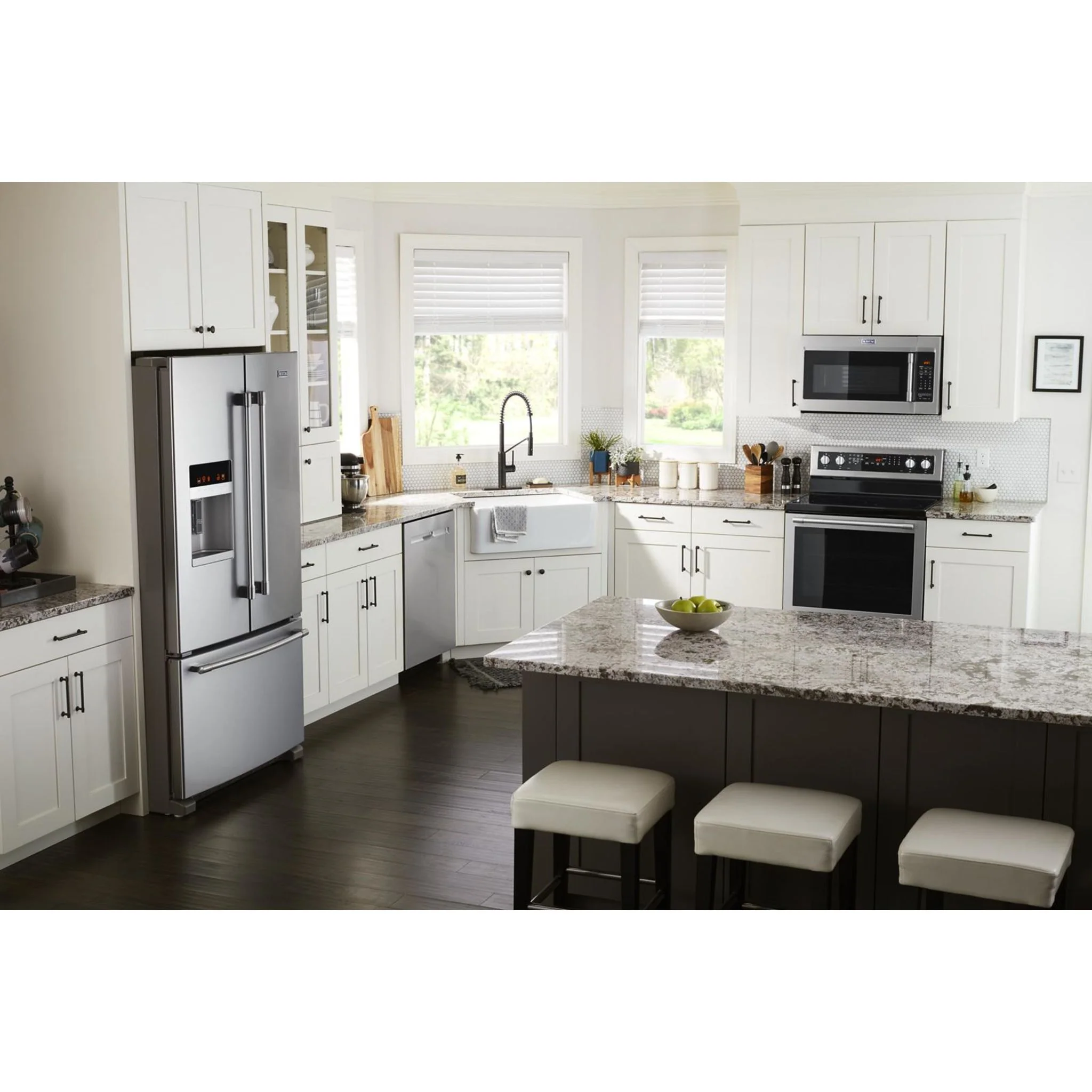Maytag 36- Inch Wide French Door Refrigerator with PowerCold Feature - 25 Cu. Ft. -Fingerprint Resistant Stainless Steel (MFI2570FEZ) - Image 17