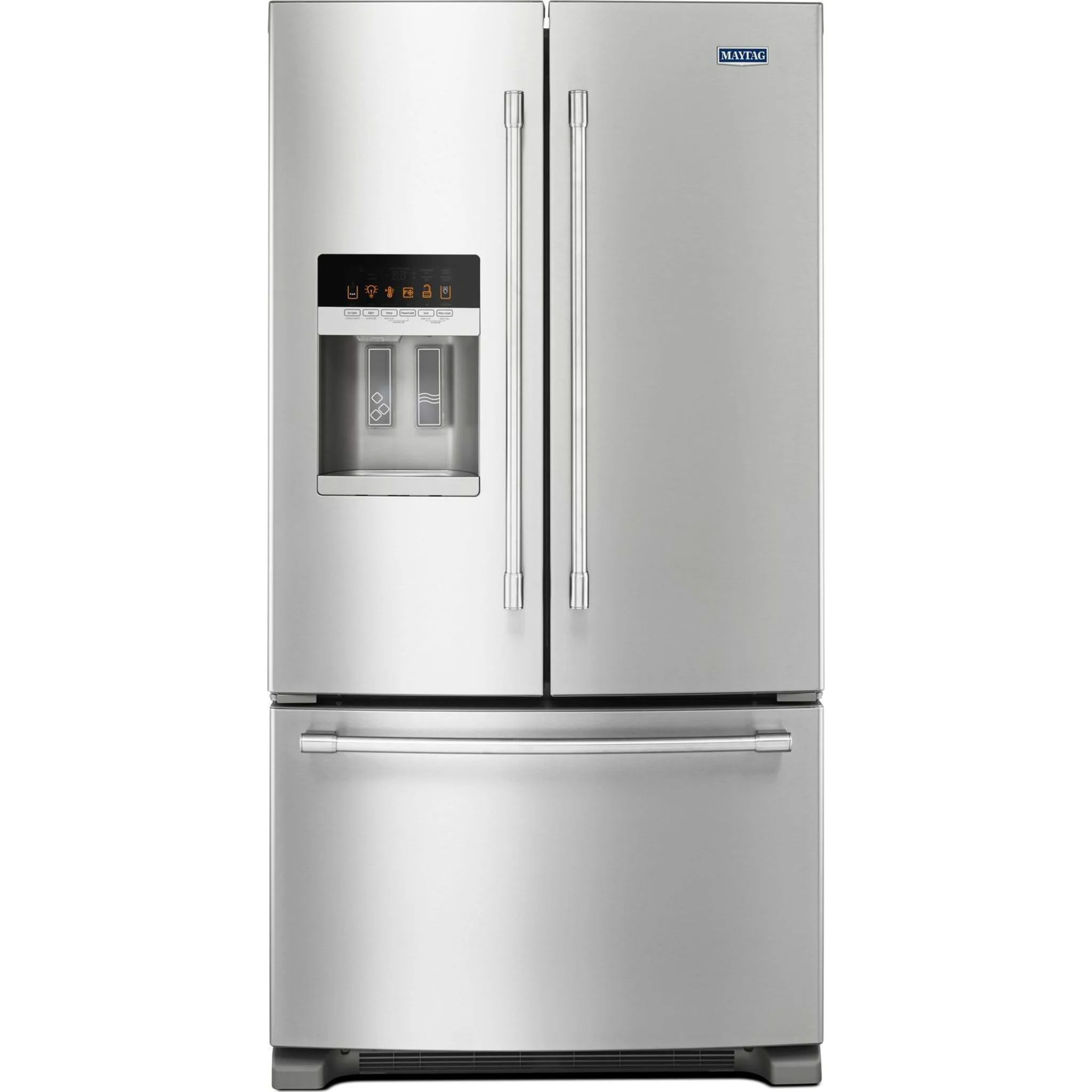 Maytag 36- Inch Wide French Door Refrigerator with PowerCold Feature - 25 Cu. Ft. -Fingerprint Resistant Stainless Steel (MFI2570FEZ) - Image 4