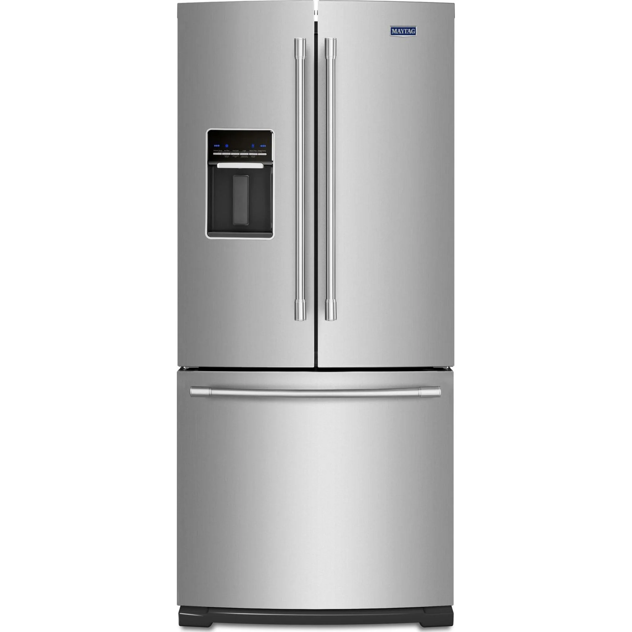 Maytag 30-Inch Wide French Door Refrigerator with Exterior Water Dispenser- 20 Cu. Ft. -Fingerprint Resistant Stainless Steel (MFW2055FRZ) - Image 4