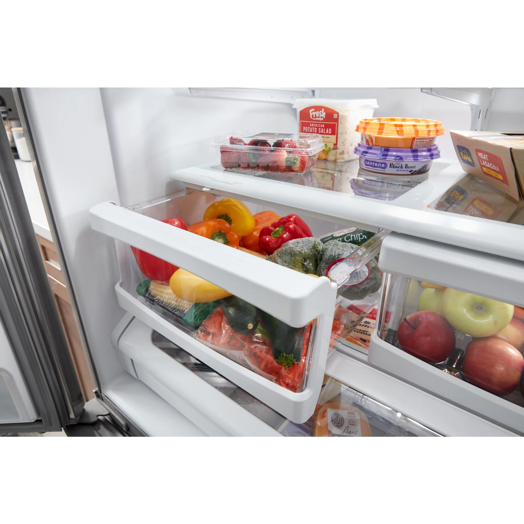 Maytag French Door Bottom Mount Refrigerator with Max Cool Setting -Fingerprint Resistant Stainless Steel (MRFF4236RZ) - Image 12