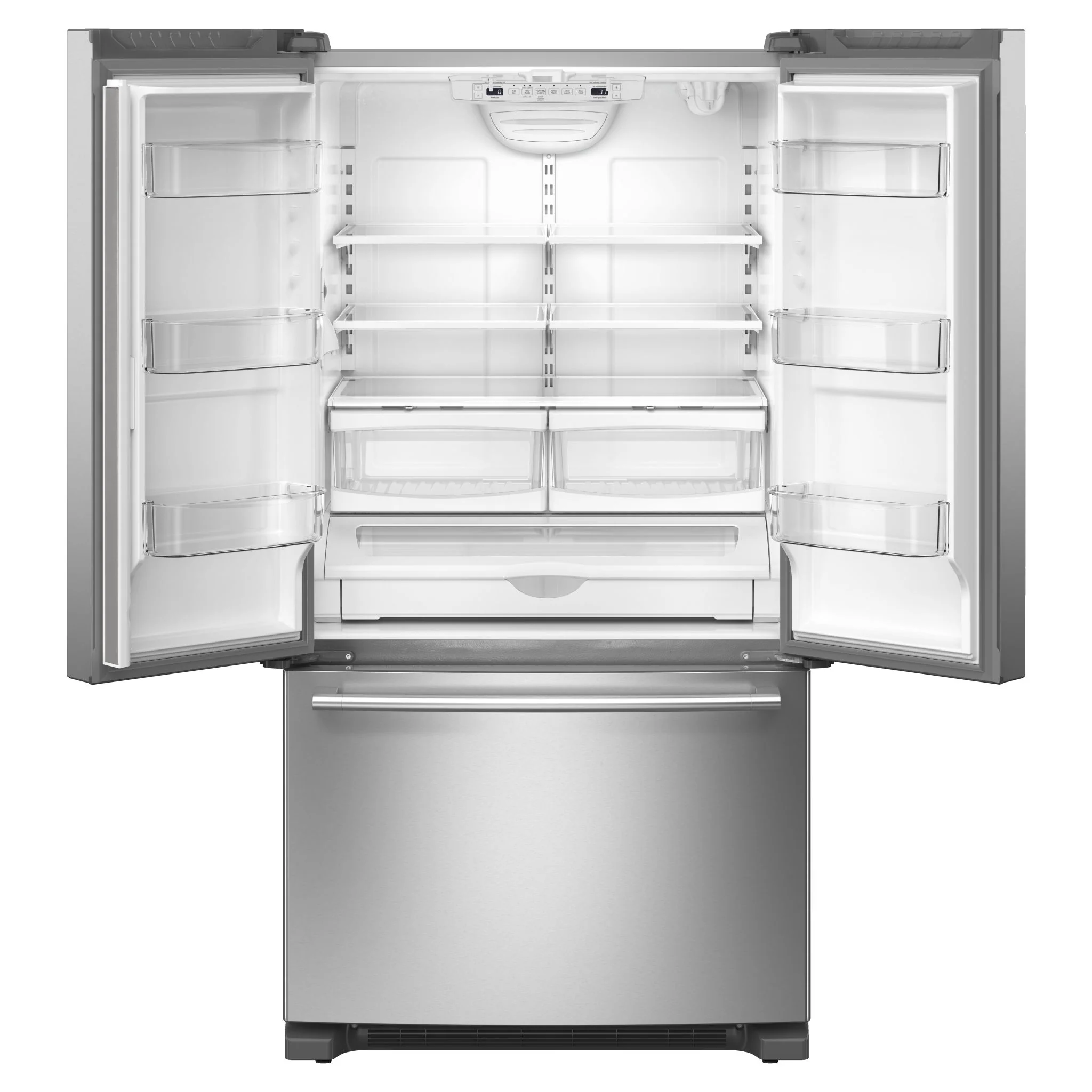 Maytag French Door Bottom Mount Refrigerator with Max Cool Setting -Fingerprint Resistant Stainless Steel (MRFF4236RZ) - Image 4