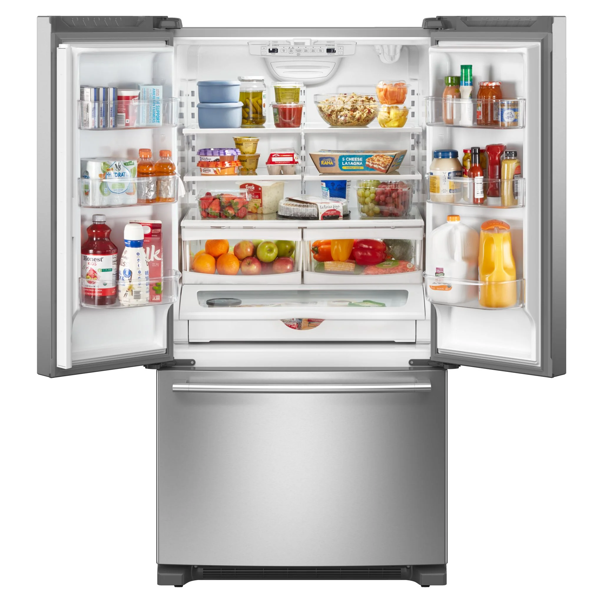 Maytag French Door Bottom Mount Refrigerator with Max Cool Setting -Fingerprint Resistant Stainless Steel (MRFF4236RZ) - Image 5