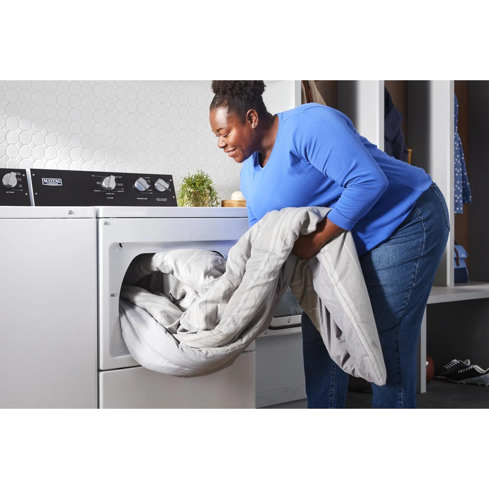Maytag Commercial-Grade Residential Dryer - 7.4 cu. ft. -White (YMEDP586GW) - Image 21