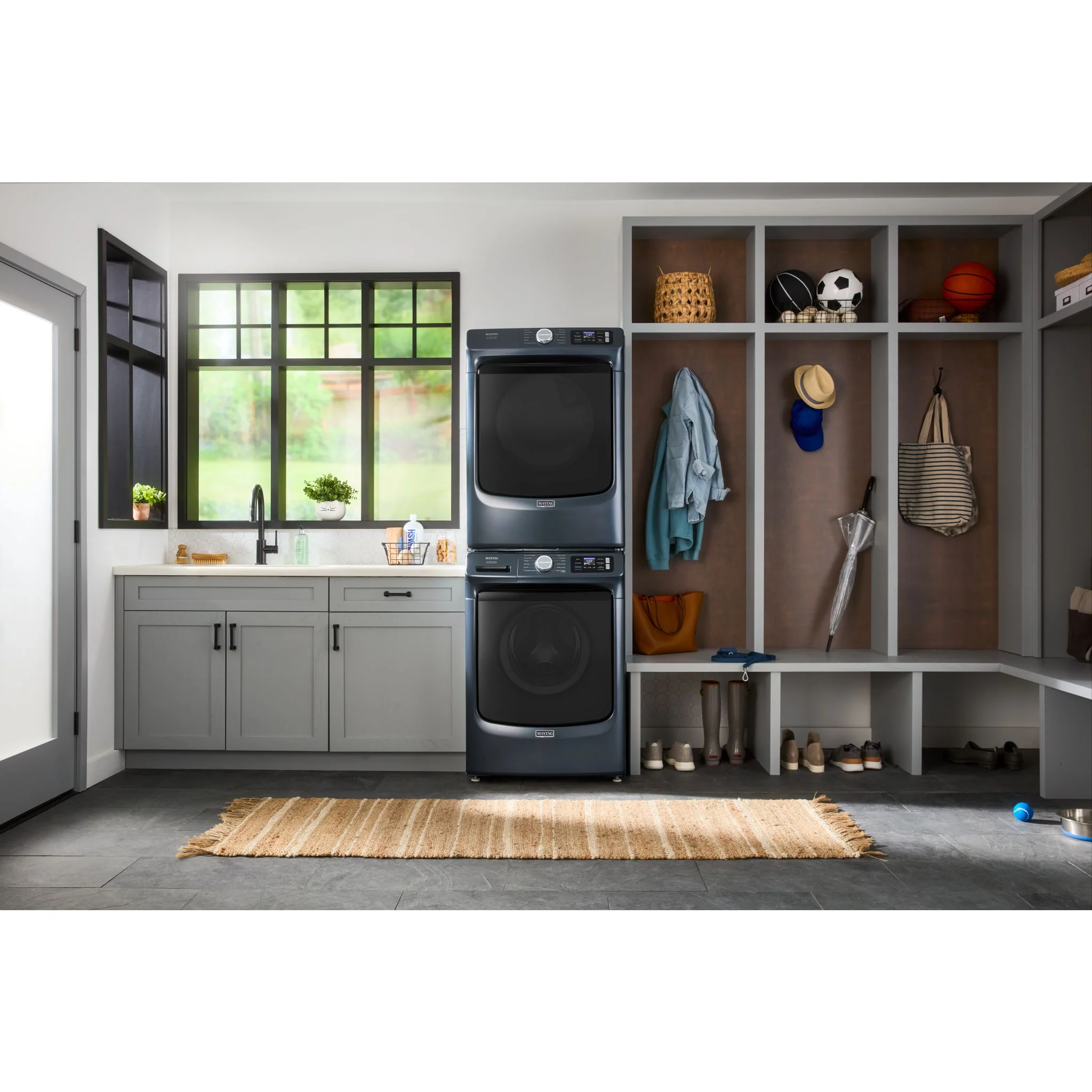 Maytag Front Load Pair (Pet Pro) (MFW7020RF-YMED7020RF) - Midnight Steel - Image 6