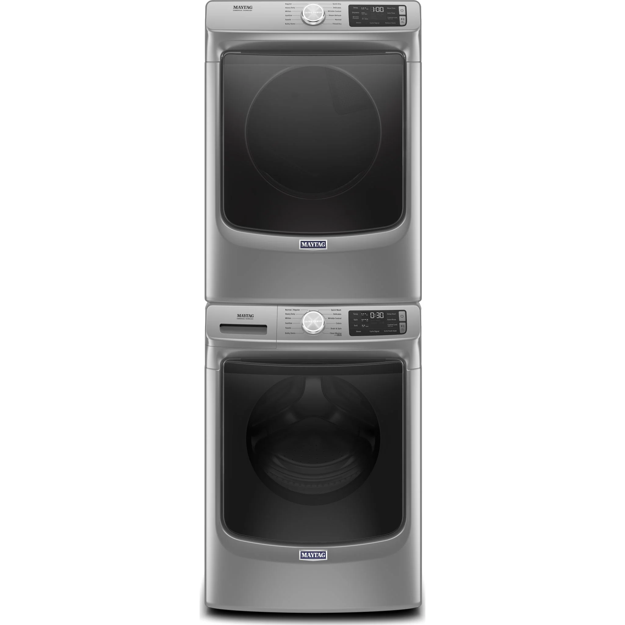 Maytag Front Load Pair (MHW6630HC-YMED6630HC) - Slate - Image 3