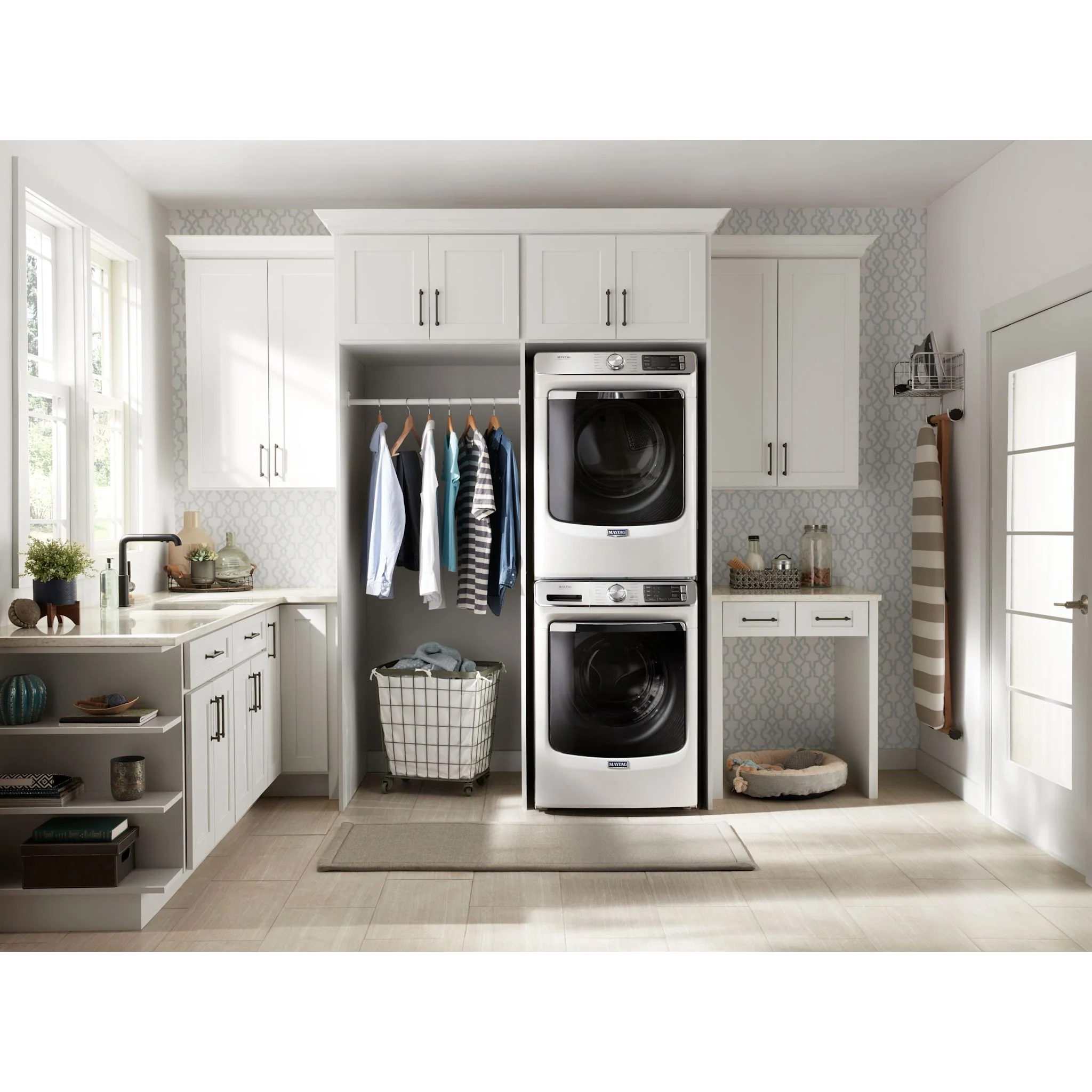 Maytag Front Load Pair (MAY1465624K) - White - Image 4