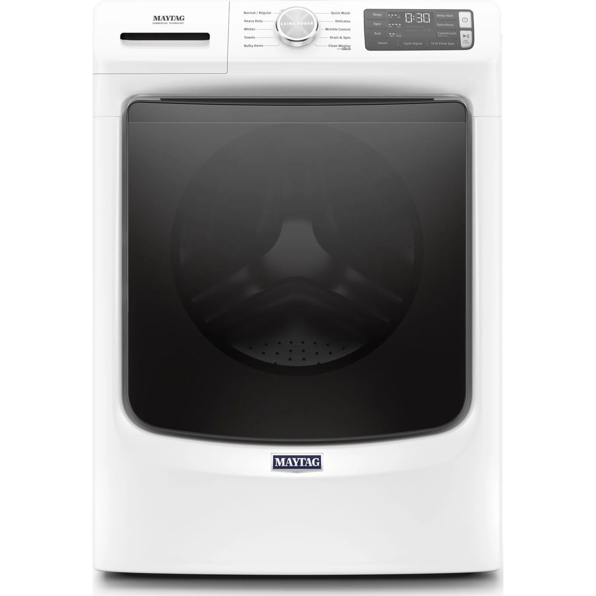 Maytag Front Load Washer with Extra Power and 12-Hr Fresh Spinoption - 5.2 cu. ft. -White (MHW5630HW) - Image 36