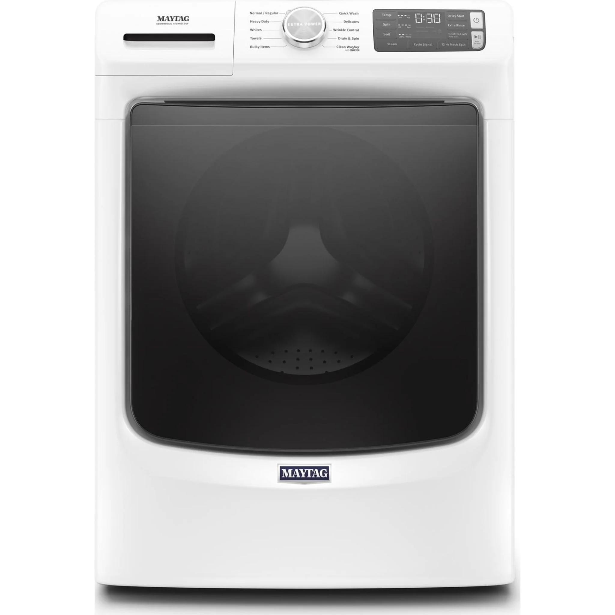Maytag Front Load Washer with Extra Power and 12-Hr Fresh Spinoption - 5.2 cu. ft. -White (MHW5630HW) - Image 44
