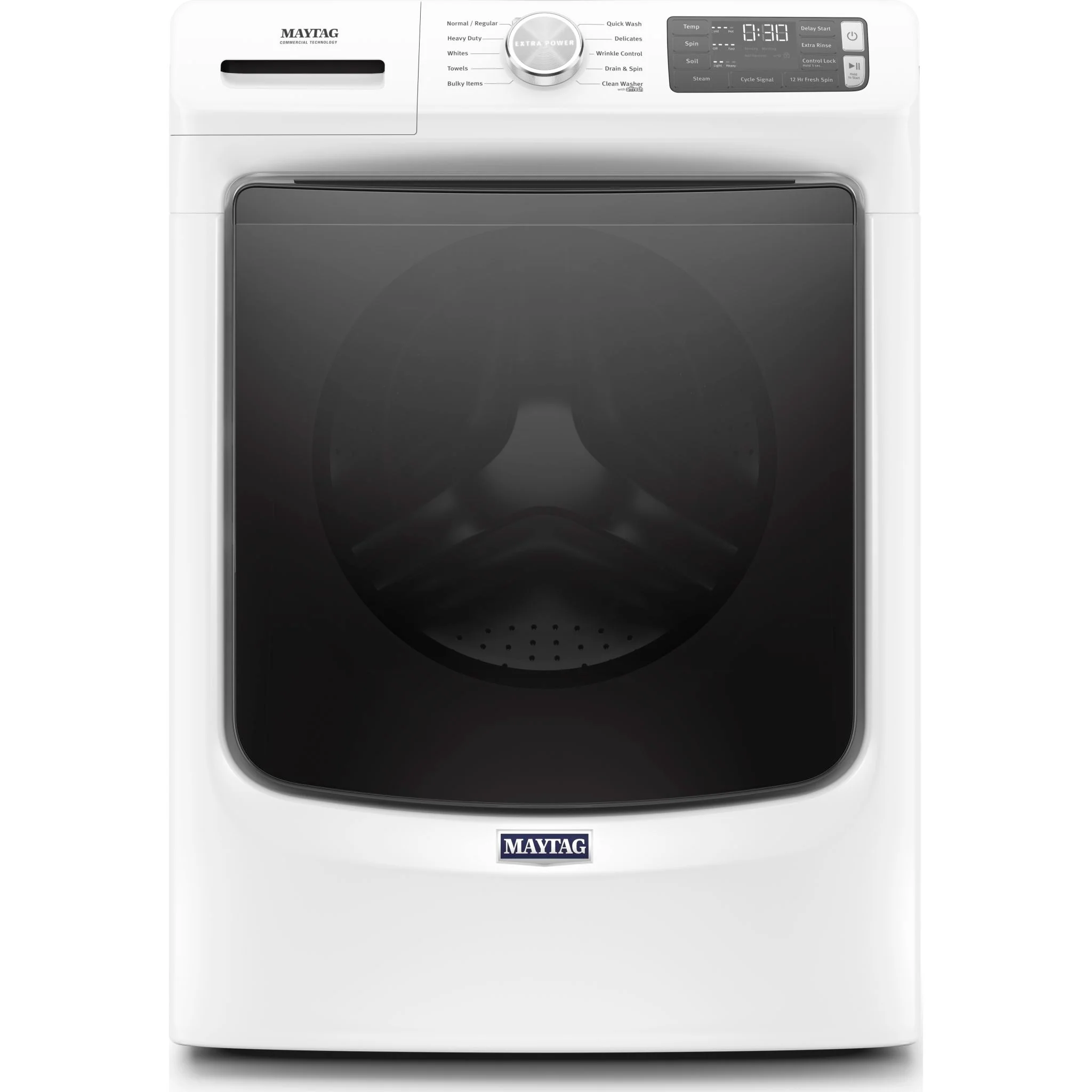 Maytag Front Load Washer with Extra Power and 12-Hr Fresh Spinoption - 5.2 cu. ft. -White (MHW5630HW) - Image 6