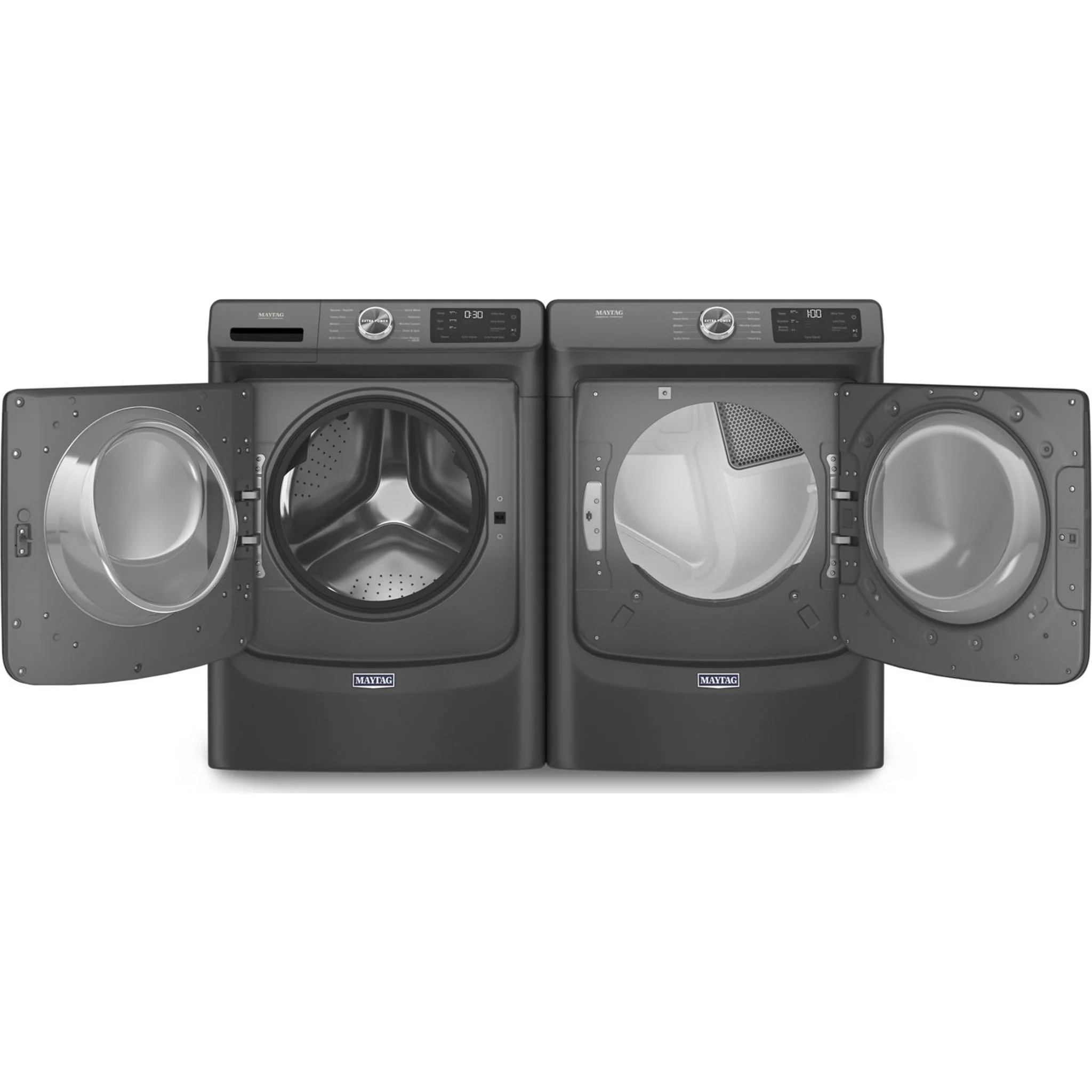 Maytag Front Load Washer with Extra Power and 12-Hr Fresh Spinoption - 5.2 cu. ft. -Volcano Black (MHW5630MBK) - Image 14