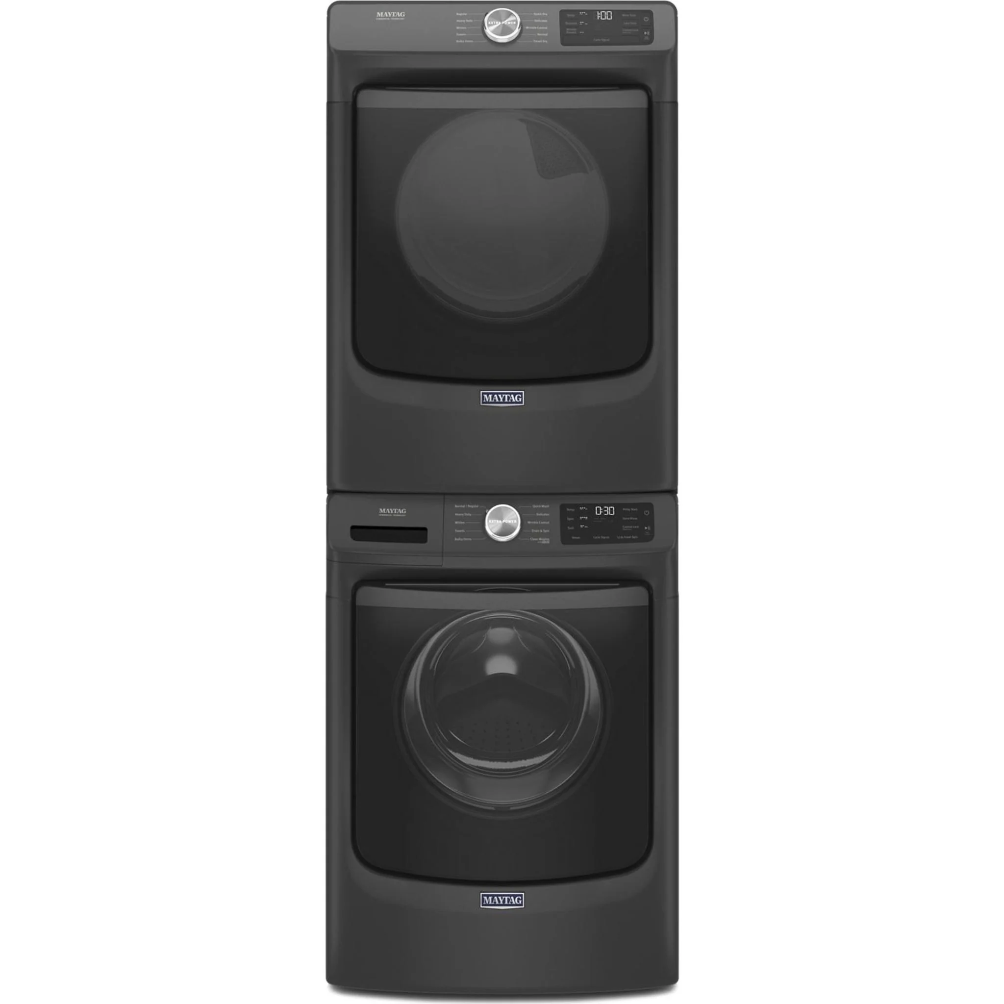 Maytag Front Load Washer with Extra Power and 12-Hr Fresh Spinoption - 5.2 cu. ft. -Volcano Black (MHW5630MBK) - Image 29