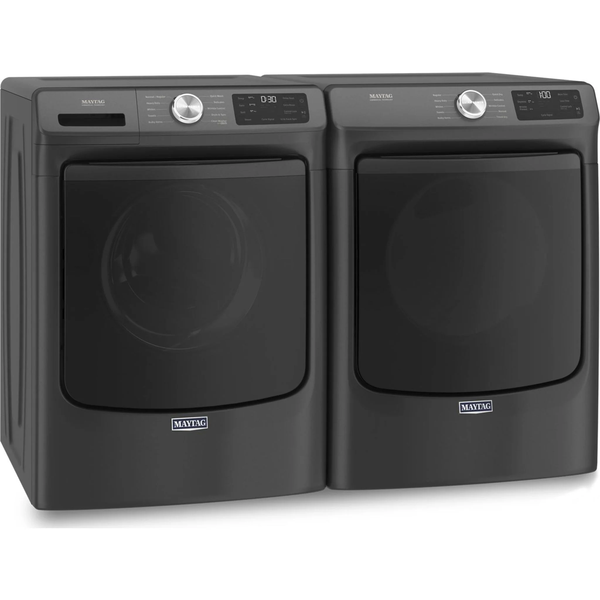 Maytag Front Load Washer with Extra Power and 12-Hr Fresh Spinoption - 5.2 cu. ft. -Volcano Black (MHW5630MBK) - Image 32