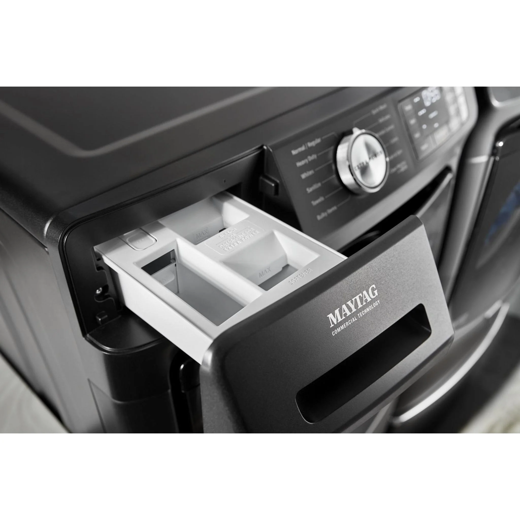 Maytag Front Load Washer with Extra Power and 12-Hr Fresh Spinoption - 5.2 cu. ft. -Volcano Black (MHW5630MBK) - Image 33
