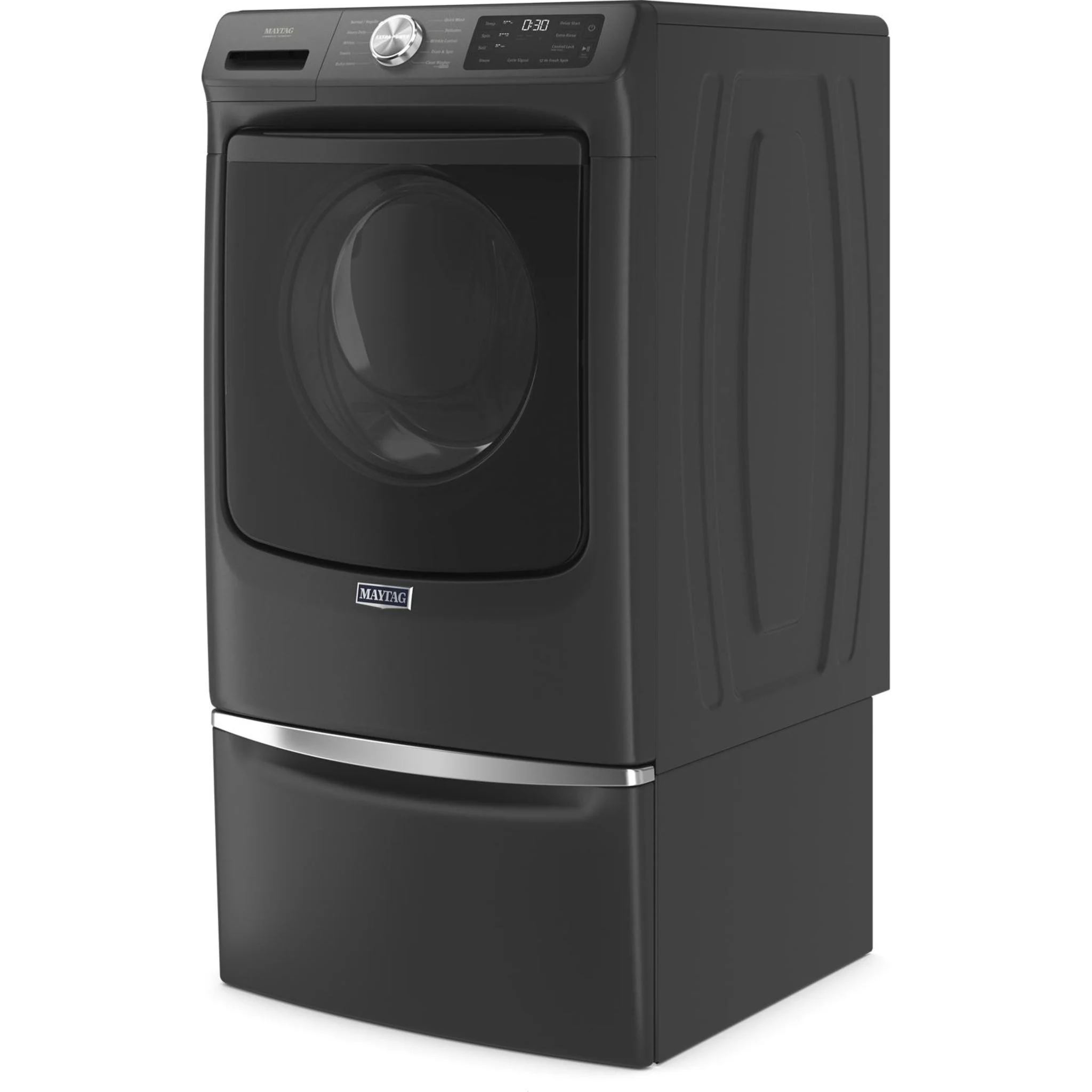 Maytag Front Load Washer with Extra Power and 12-Hr Fresh Spinoption - 5.2 cu. ft. -Volcano Black (MHW5630MBK) - Image 6