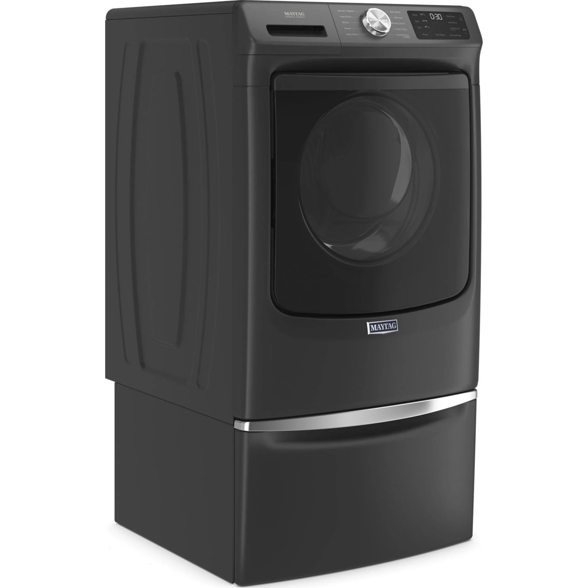 Maytag Front Load Washer with Extra Power and 12-Hr Fresh Spinoption - 5.2 cu. ft. -Volcano Black (MHW5630MBK) - Image 7