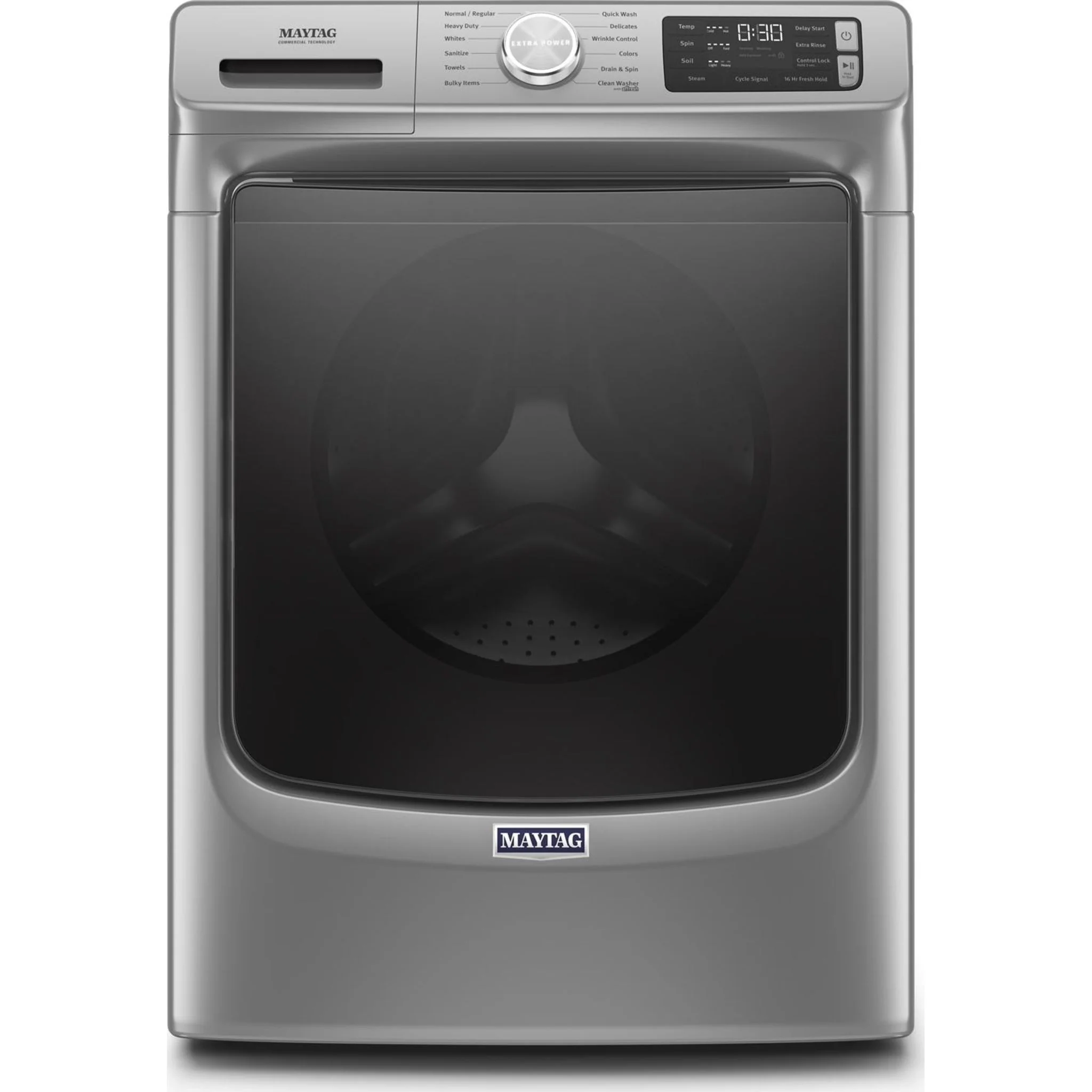 Maytag Front Load Washer with Extra Power and 16-Hr Fresh Hold option - 5.5 cu. ft. -Metallic Slate (MHW6630HC)