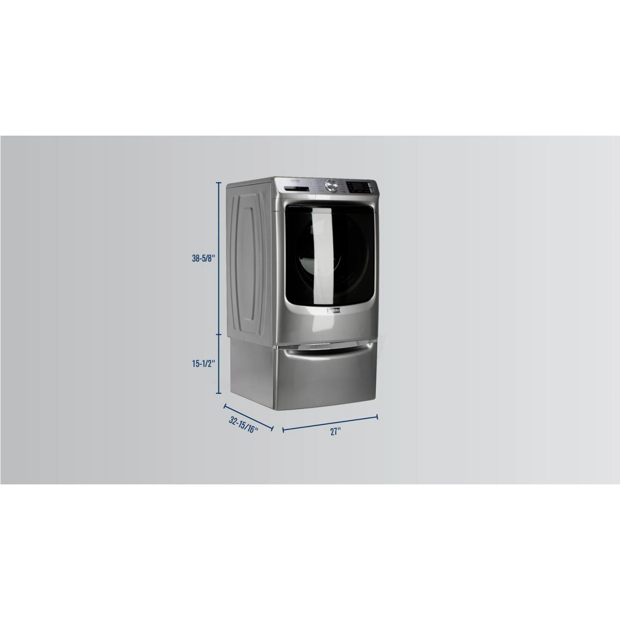 Maytag Front Load Washer with Extra Power and 16-Hr Fresh Hold option - 5.5 cu. ft. -Metallic Slate (MHW6630HC) - Image 27
