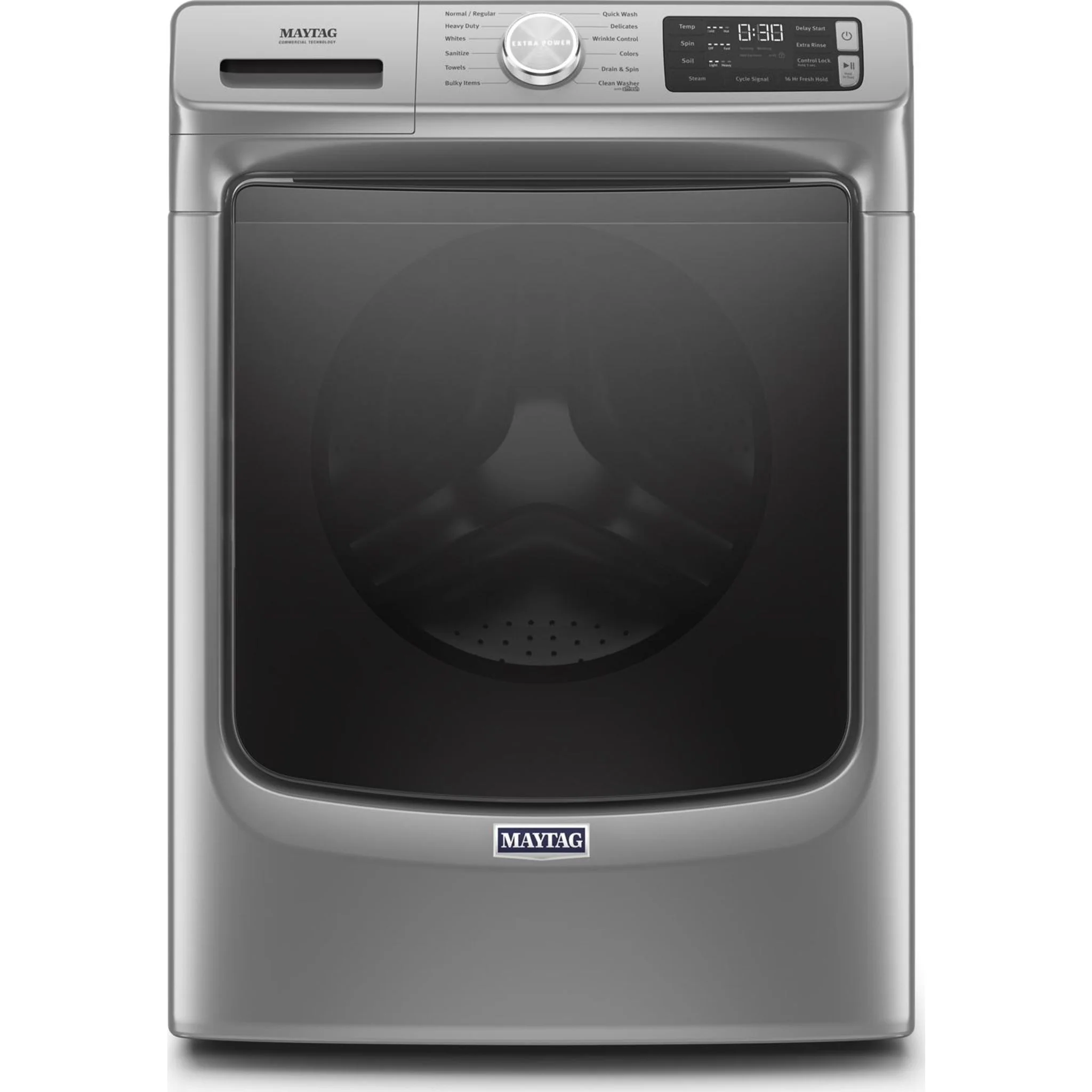 Maytag Front Load Washer with Extra Power and 16-Hr Fresh Hold option - 5.5 cu. ft. -Metallic Slate (MHW6630HC) - Image 28