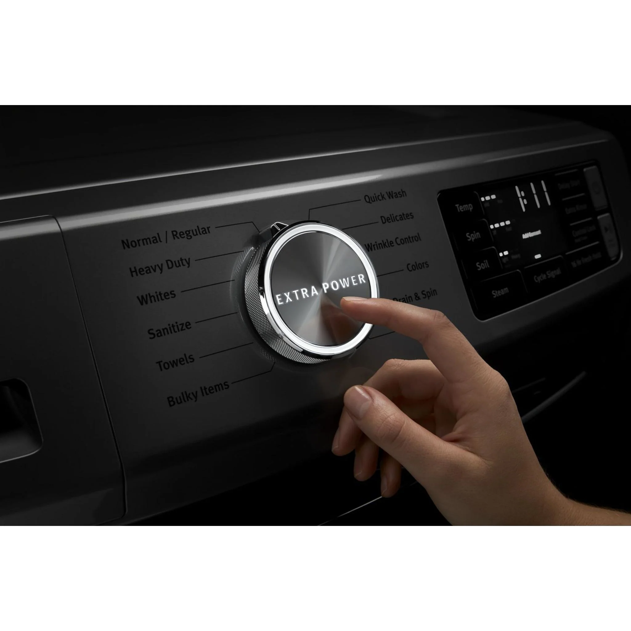 Maytag Front Load Washer with Extra Power and 16-Hr Fresh Hold option - 5.5 cu. ft. -Metallic Slate (MHW6630HC) - Image 7