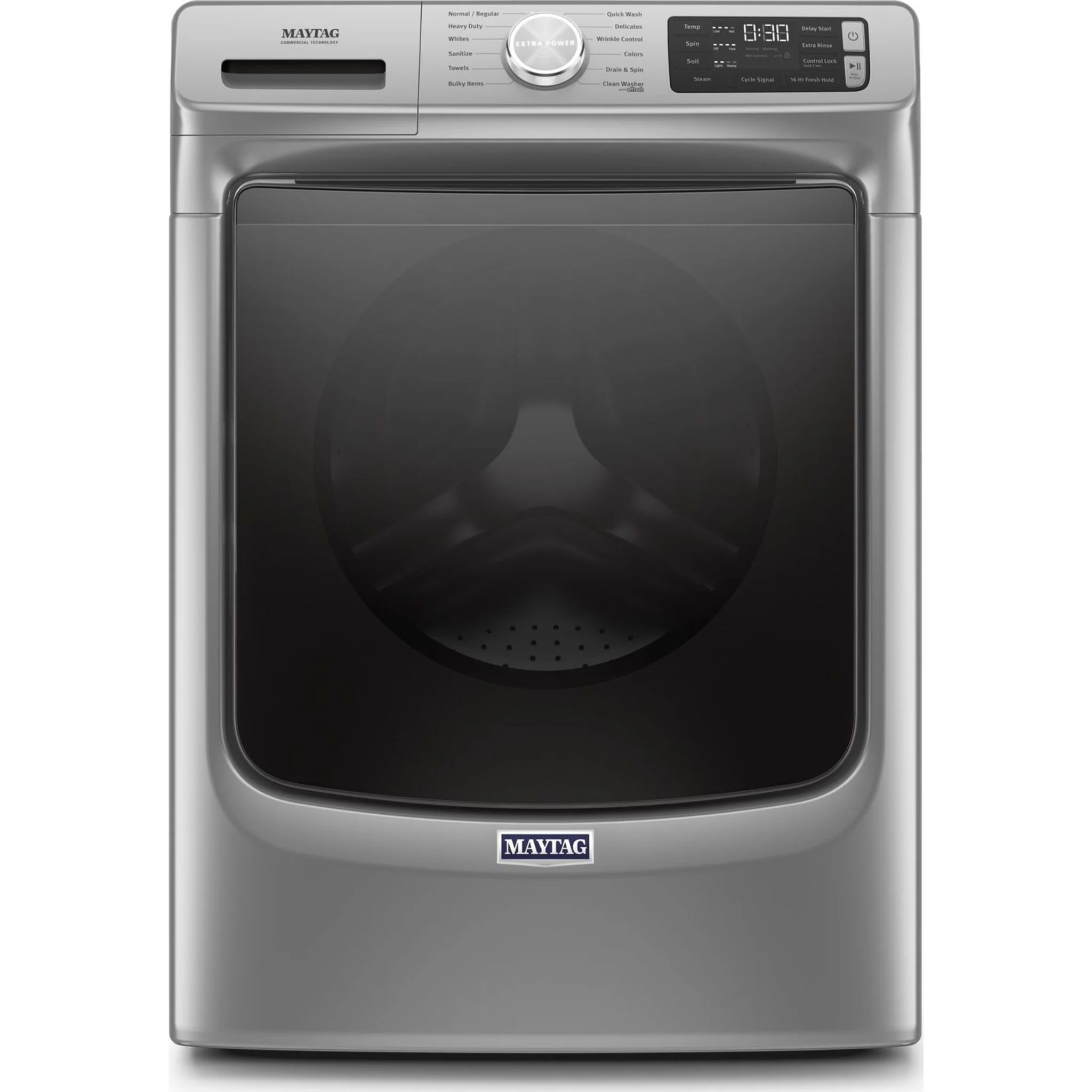 Maytag Front Load Washer with Extra Power and 16-Hr Fresh Hold option - 5.5 cu. ft. -Metallic Slate (MHW6630HC) - Image 8