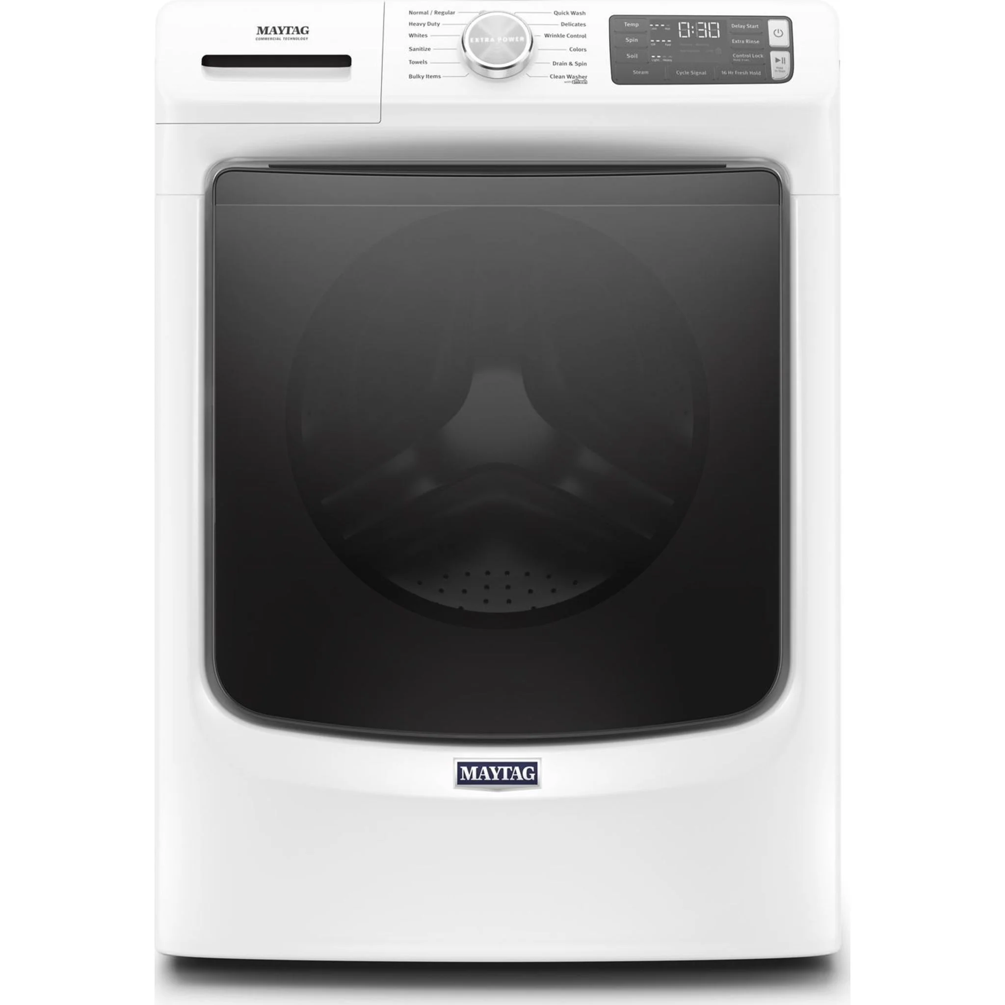 Maytag Front Load Washer with Extra Power and 16-Hr Fresh Hold option - 5.5 cu. ft. -White (MHW6630HW) - Image 21