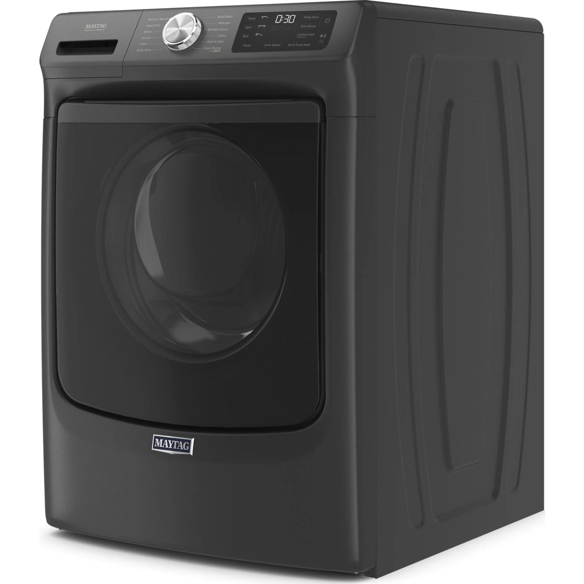 Maytag Front Load Washer with Extra Power and 16-Hr Fresh Hold option - 5.5 cu. ft. IEC -Volcano Black (MHW6630MBK) - Image 16