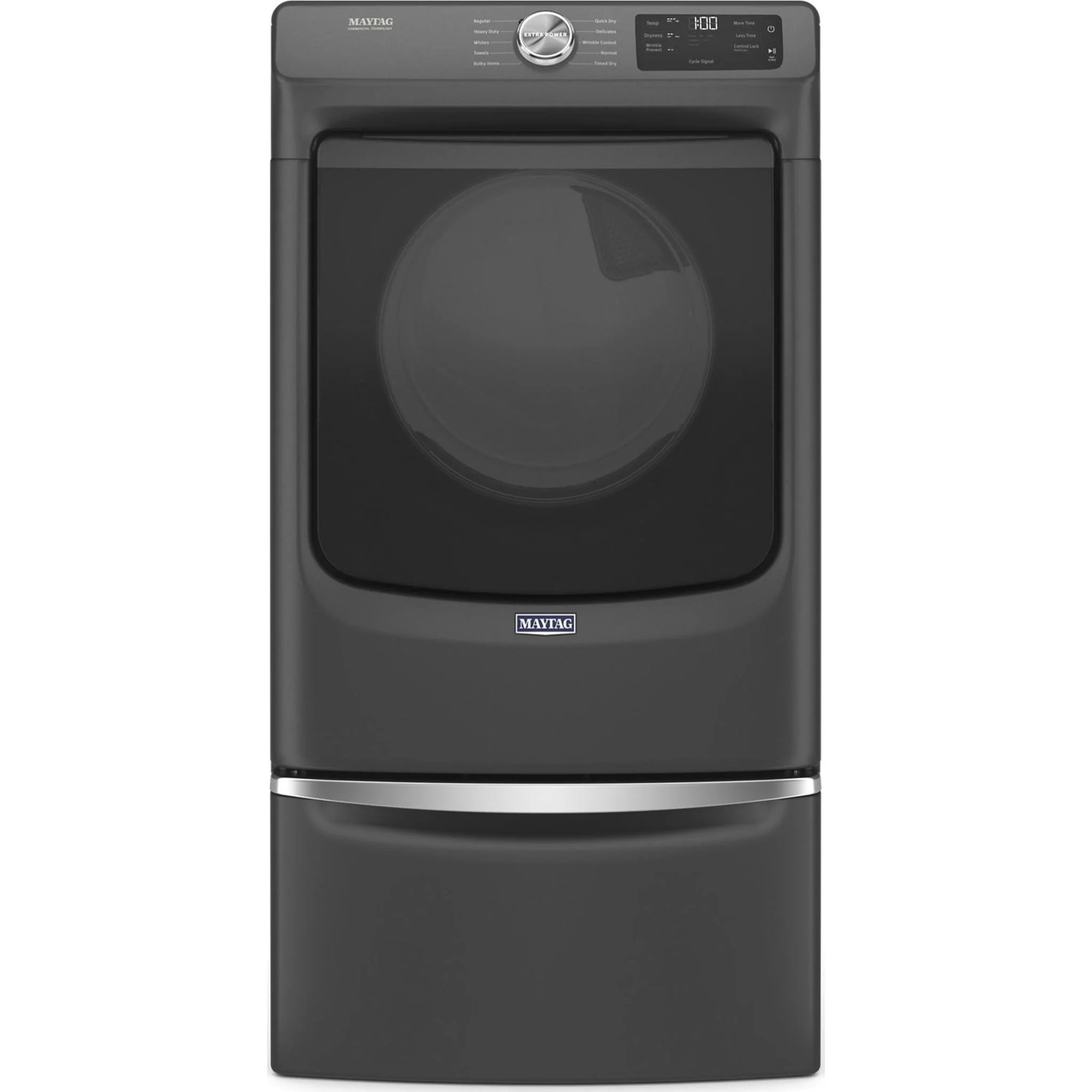 Maytag Front Load Washer with Extra Power and 16-Hr Fresh Hold option - 5.5 cu. ft. IEC -Volcano Black (MHW6630MBK) - Image 21