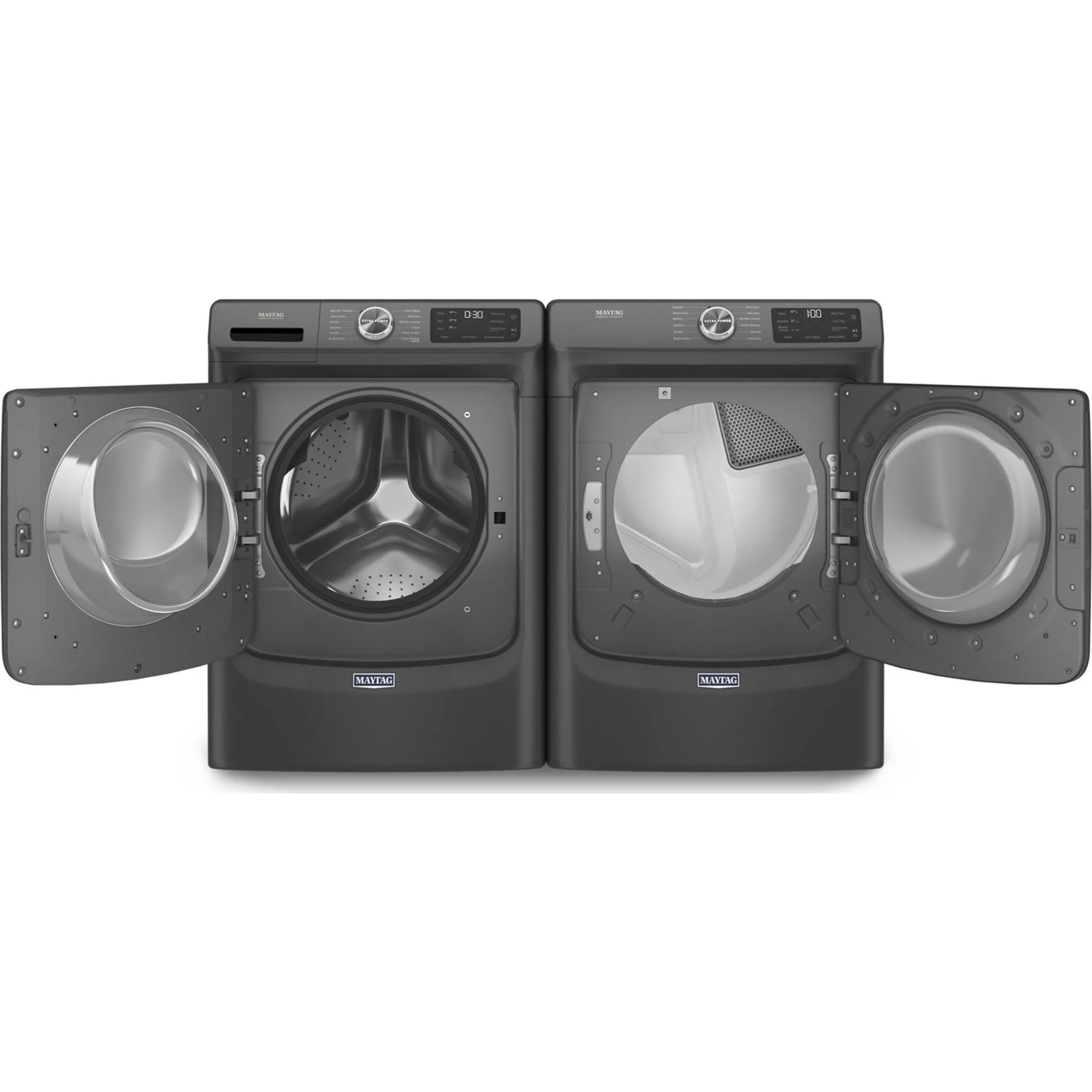 Maytag Front Load Washer with Extra Power and 16-Hr Fresh Hold option - 5.5 cu. ft. IEC -Volcano Black (MHW6630MBK) - Image 7