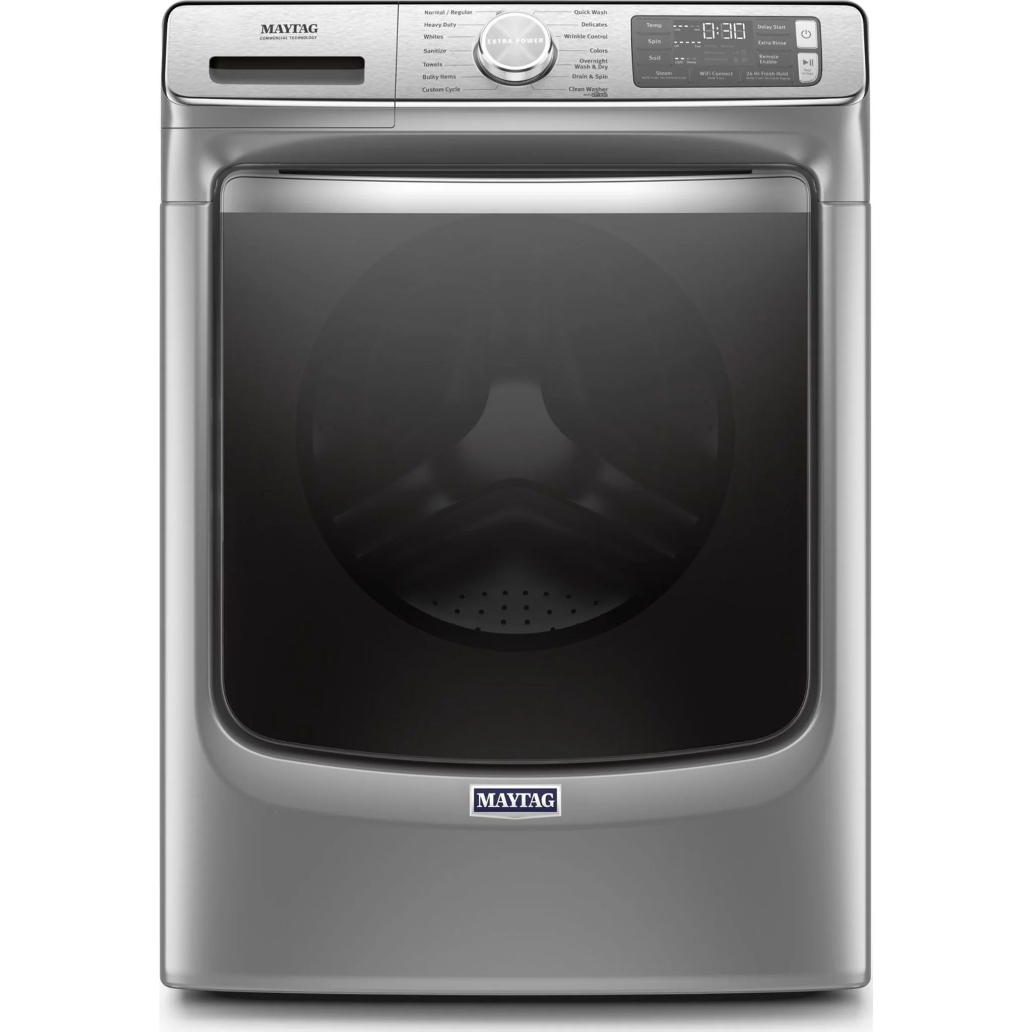 Maytag Smart Front Load Washer with Extra Power and 24-Hr Fresh Hold option - 5.8 cu. ft. -Metallic Slate (MHW8630HC) - Image 28