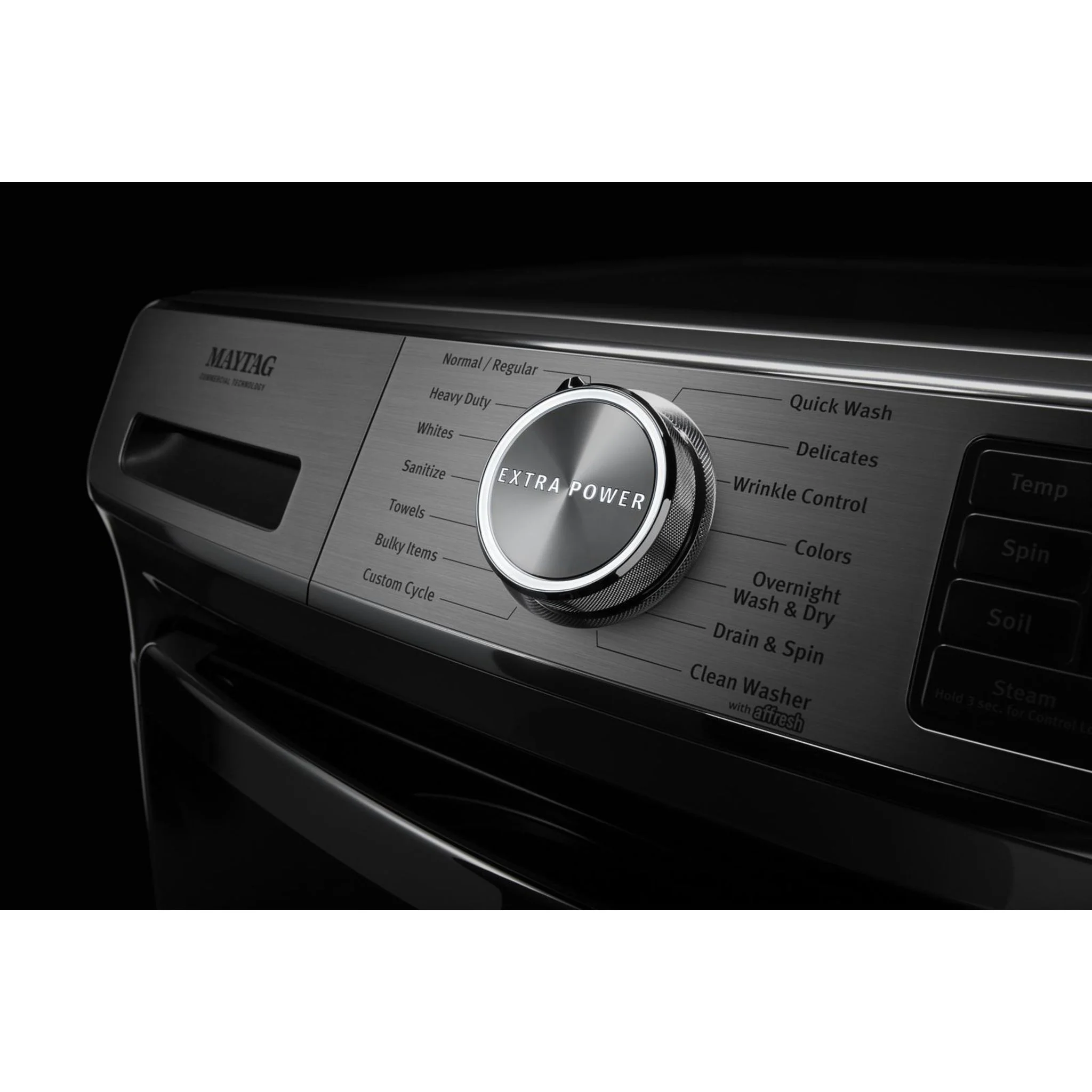 Maytag Smart Front Load Washer with Extra Power and 24-Hr Fresh Hold option - 5.8 cu. ft. -Metallic Slate (MHW8630HC) - Image 32