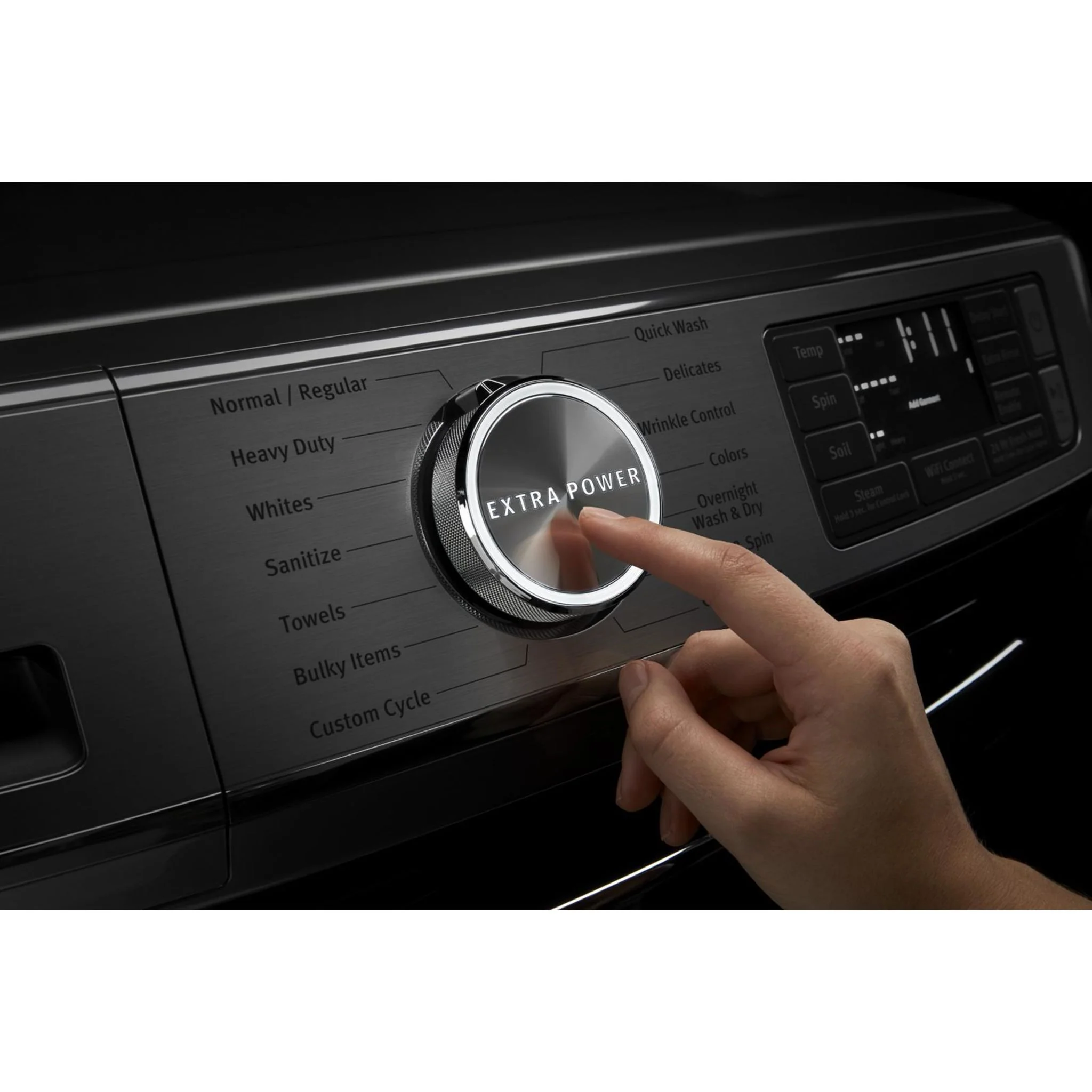 Maytag Smart Front Load Washer with Extra Power and 24-Hr Fresh Hold option - 5.8 cu. ft. -Metallic Slate (MHW8630HC) - Image 33