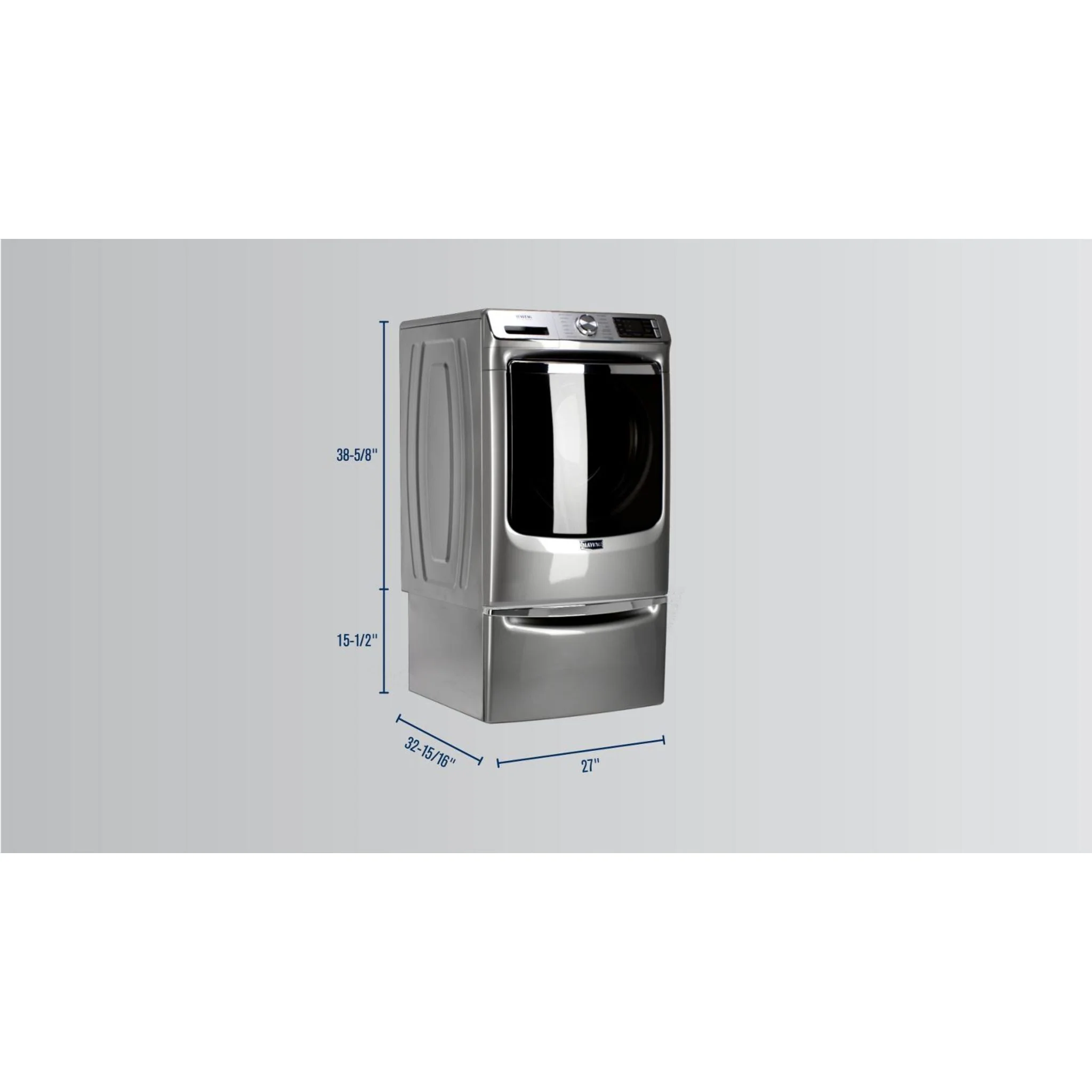 Maytag Smart Front Load Washer with Extra Power and 24-Hr Fresh Hold option - 5.8 cu. ft. -Metallic Slate (MHW8630HC) - Image 39