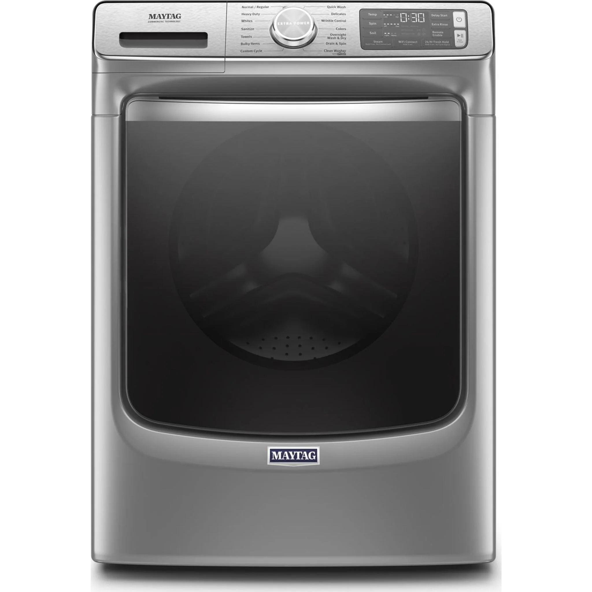 Maytag Smart Front Load Washer with Extra Power and 24-Hr Fresh Hold option - 5.8 cu. ft. -Metallic Slate (MHW8630HC) - Image 40