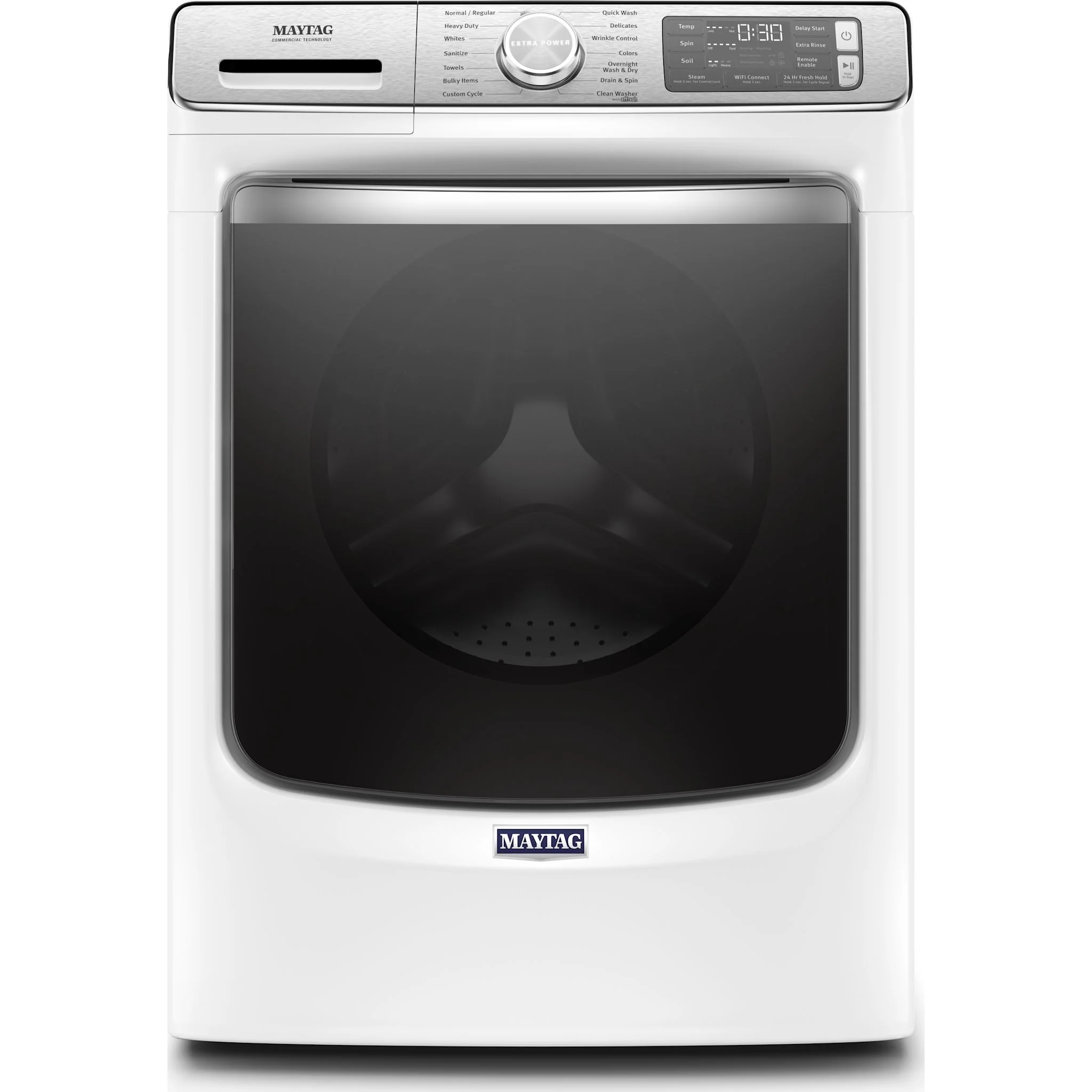 Maytag Smart Front Load Washer with Extra Power and 24-Hr Fresh Hold option - 5.8 cu. ft. -White (MHW8630HW)