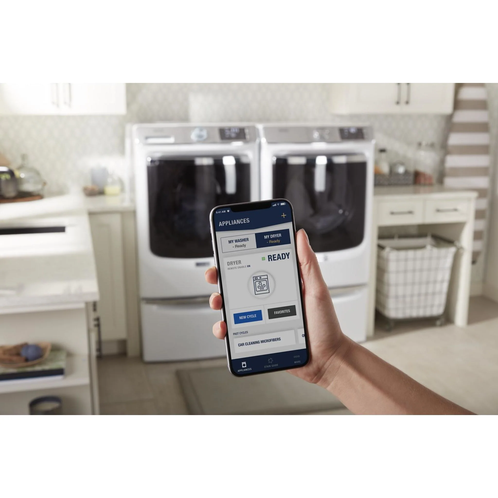 Maytag Smart Front Load Washer with Extra Power and 24-Hr Fresh Hold option - 5.8 cu. ft. -White (MHW8630HW) - Image 15