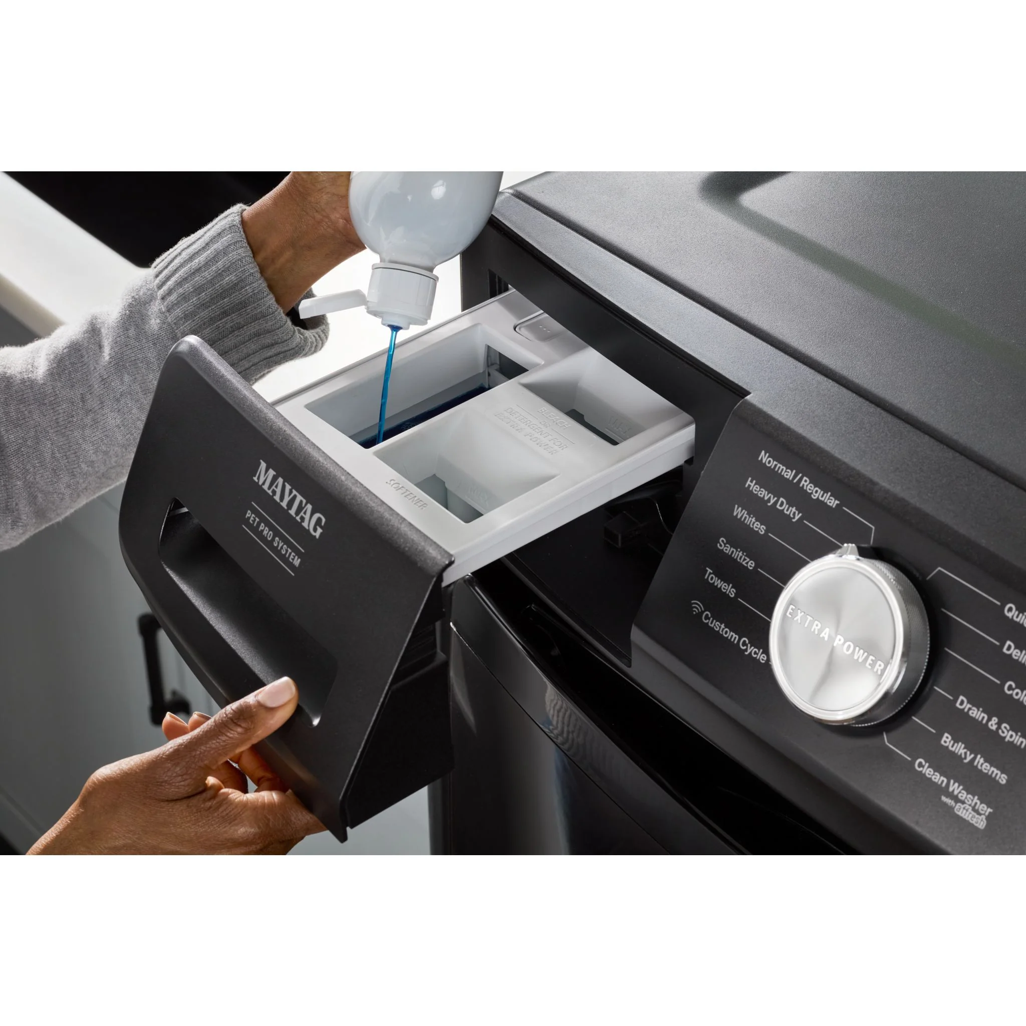 Maytag Smart Pet Pro Front Load Washer - 5.8 CU. FT. (I.E.C.) -Midnight Steel (MFW7020RF) - Image 5