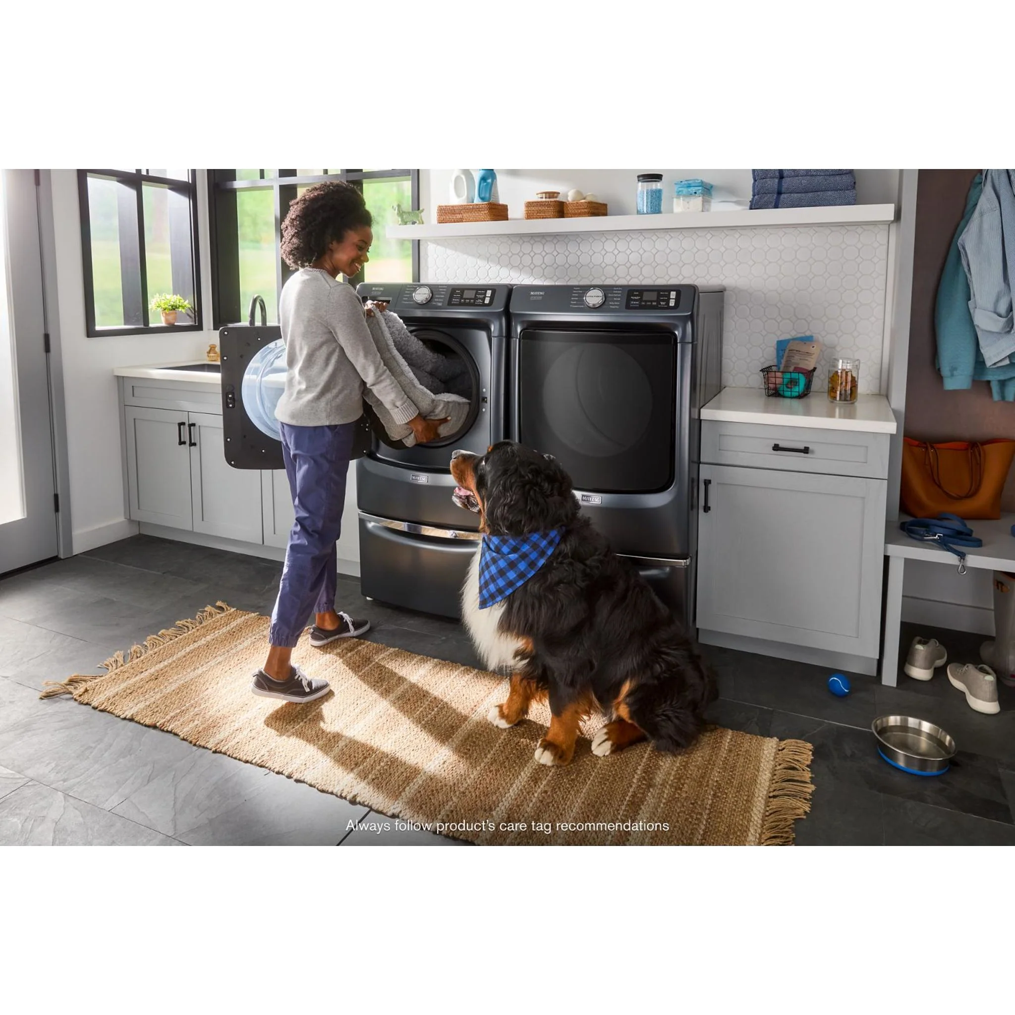 Maytag Smart Pet Pro Front Load Washer - 5.8 CU. FT. (I.E.C.) -Midnight Steel (MFW7020RF) - Image 8