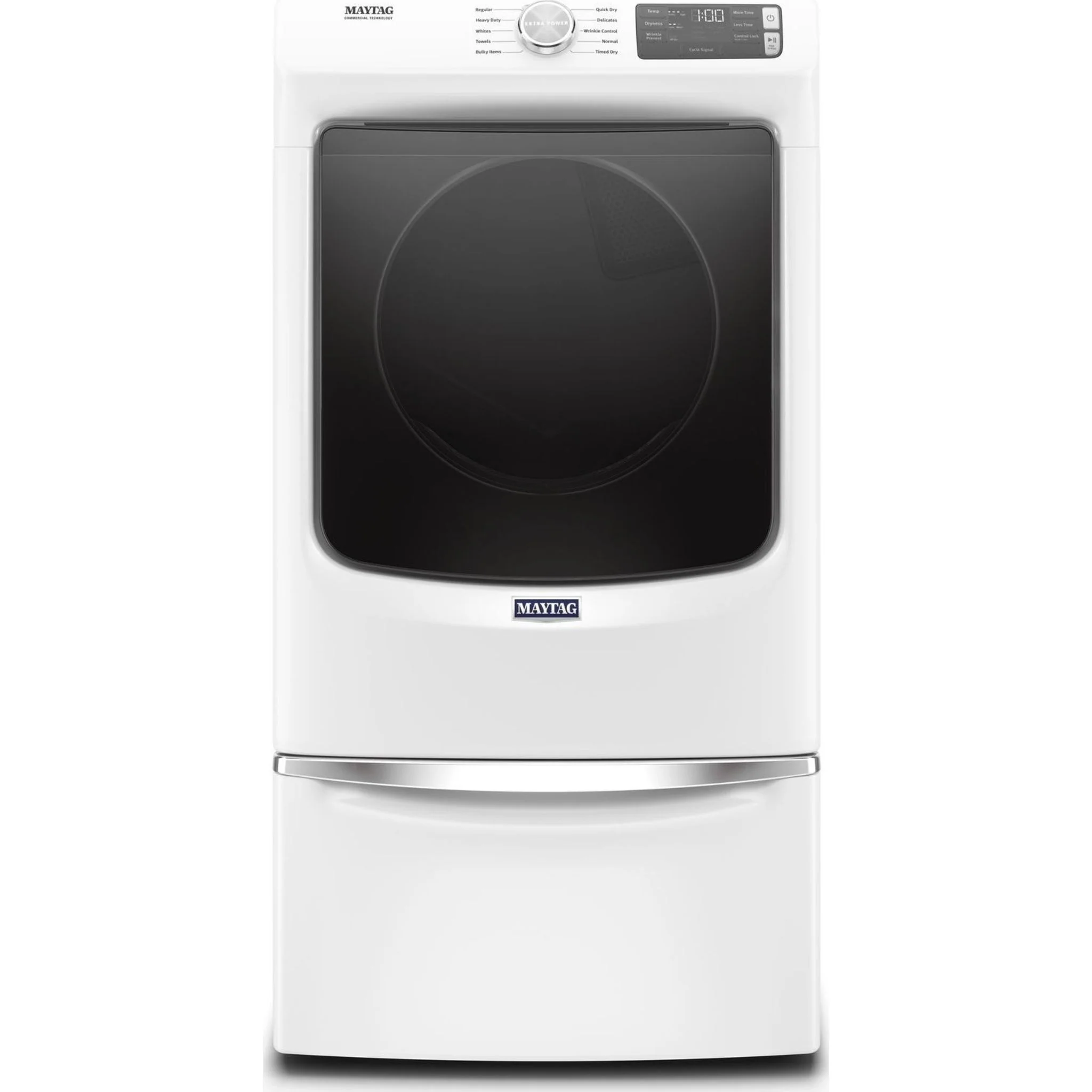 Maytag Front Load Gas Dryer with Extra Power and Quick Dry cycle - 7.3 cu. ft. -White (MGD5630HW) - Image 5