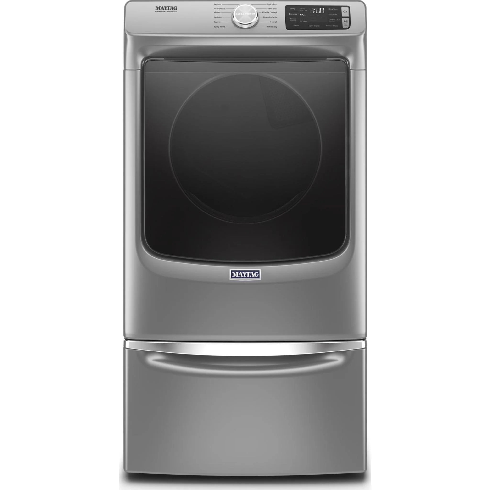 Maytag Front Load Gas Dryer with Extra Power and Quick Dry Cycle - 7.3 cu. ft. -Metallic Slate (MGD6630HC) - Image 23