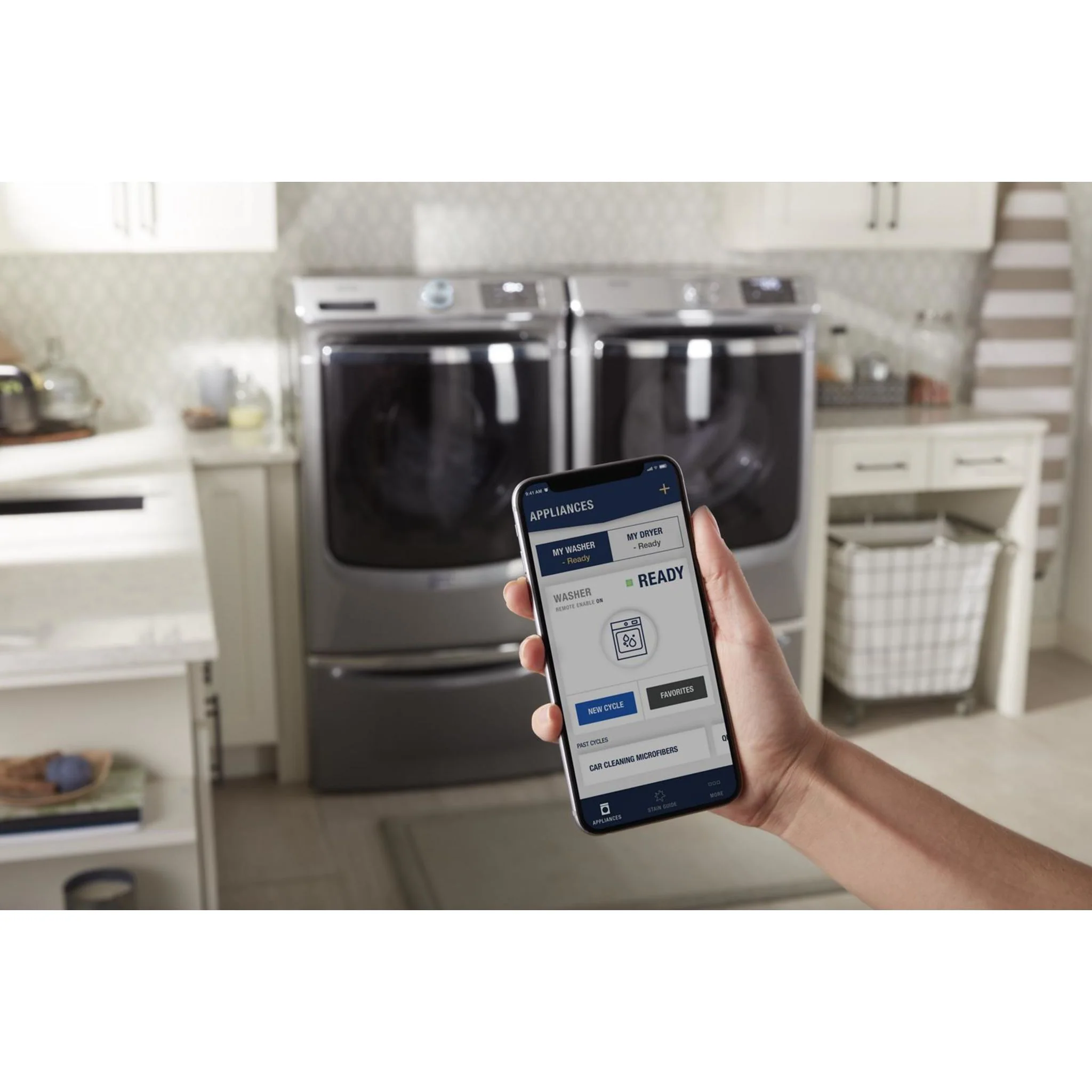 Maytag Smart Front Load Gas Dryer with Extra Power & Advanced Moisture Sensing - 7.3 Cu. Ft. - Metallic Slate (MGD8630HC) - Image 16